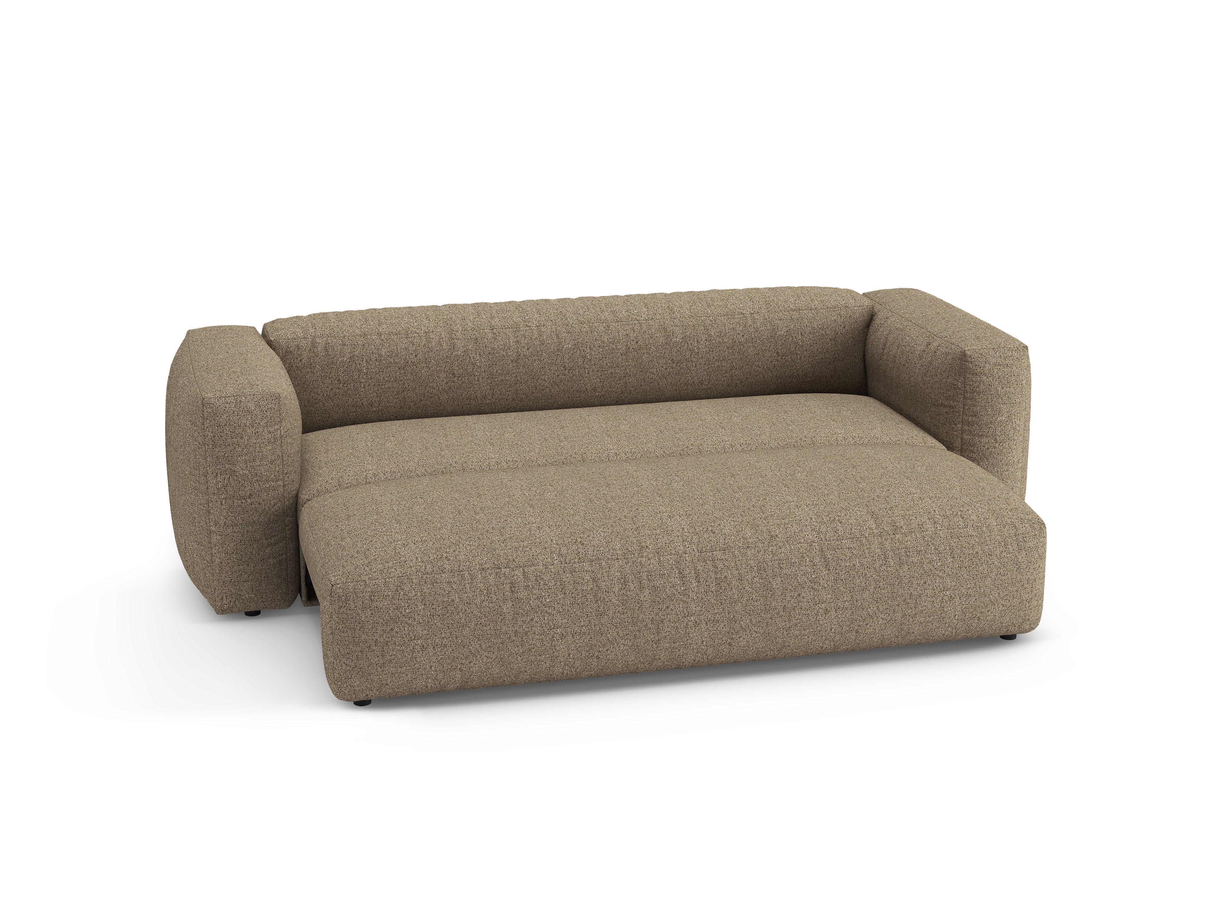 Sofa 3-osobowa z funkcją spania MARTINA cappuccino boucle - Image 6