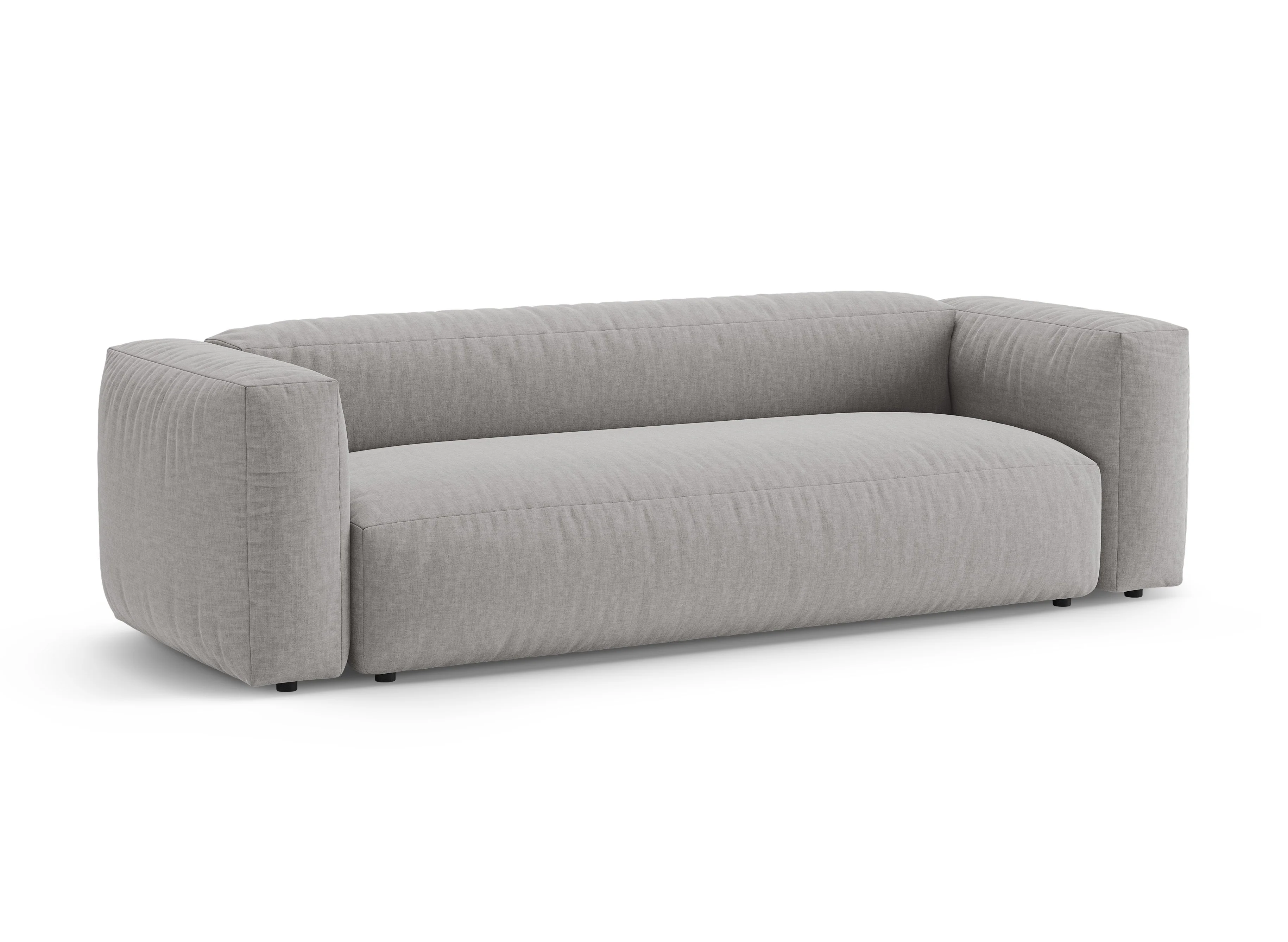 Sofa 3-osobowa z funkcją spania MARTINA jasny szary