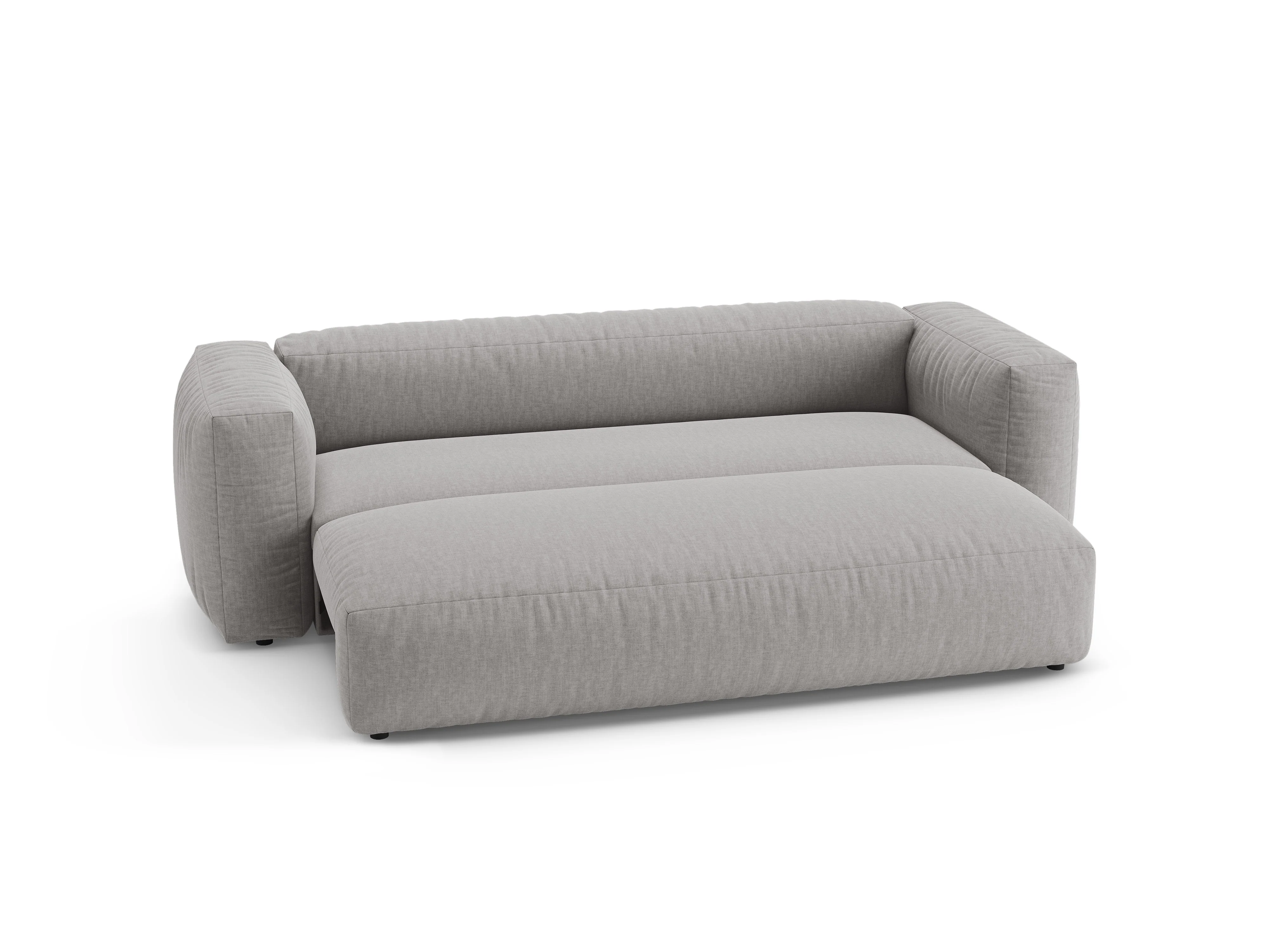 Sofa 3-osobowa z funkcją spania MARTINA jasny szary - Image 6