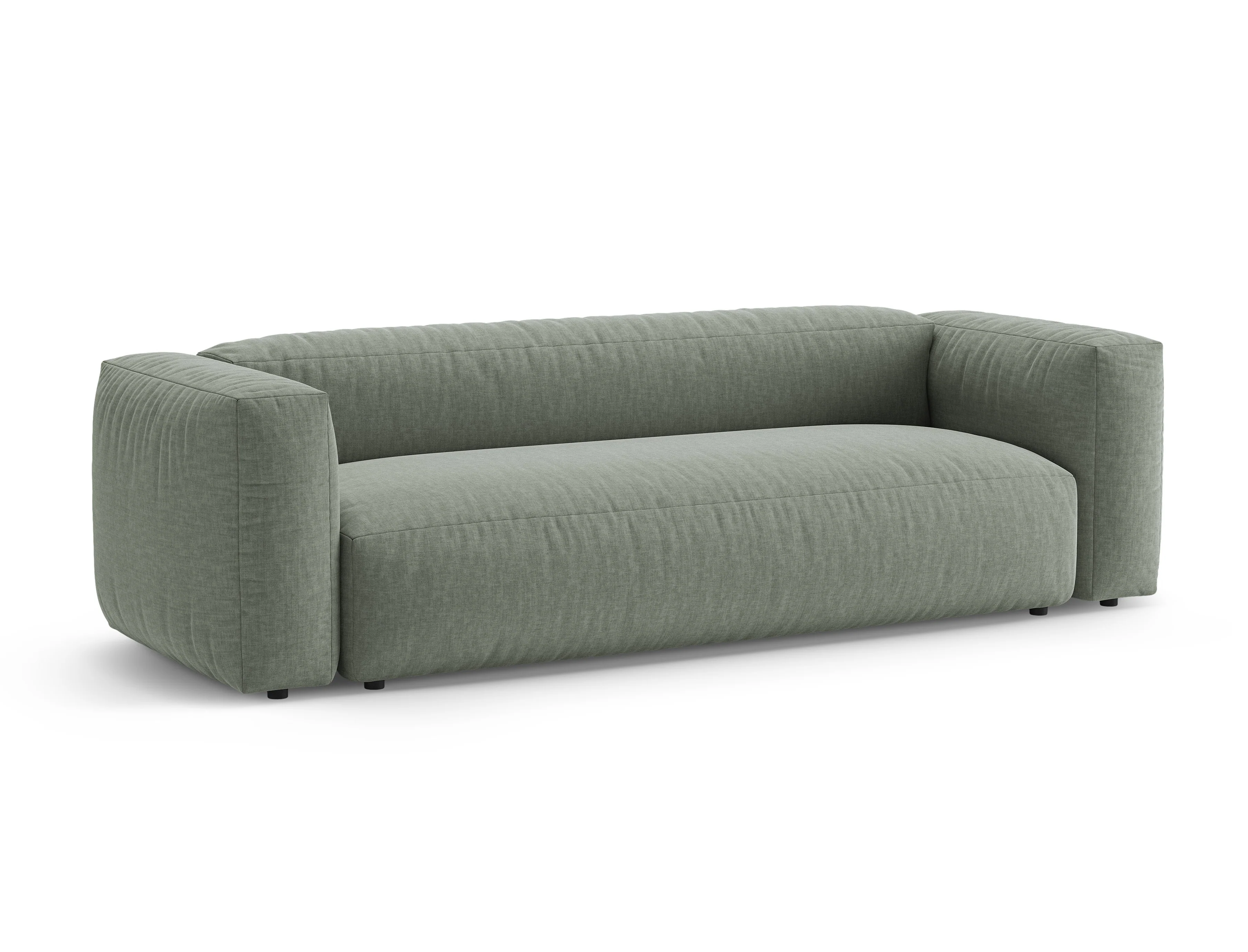 Sofa 3-osobowa z funkcją spania MARTINA zielony mech