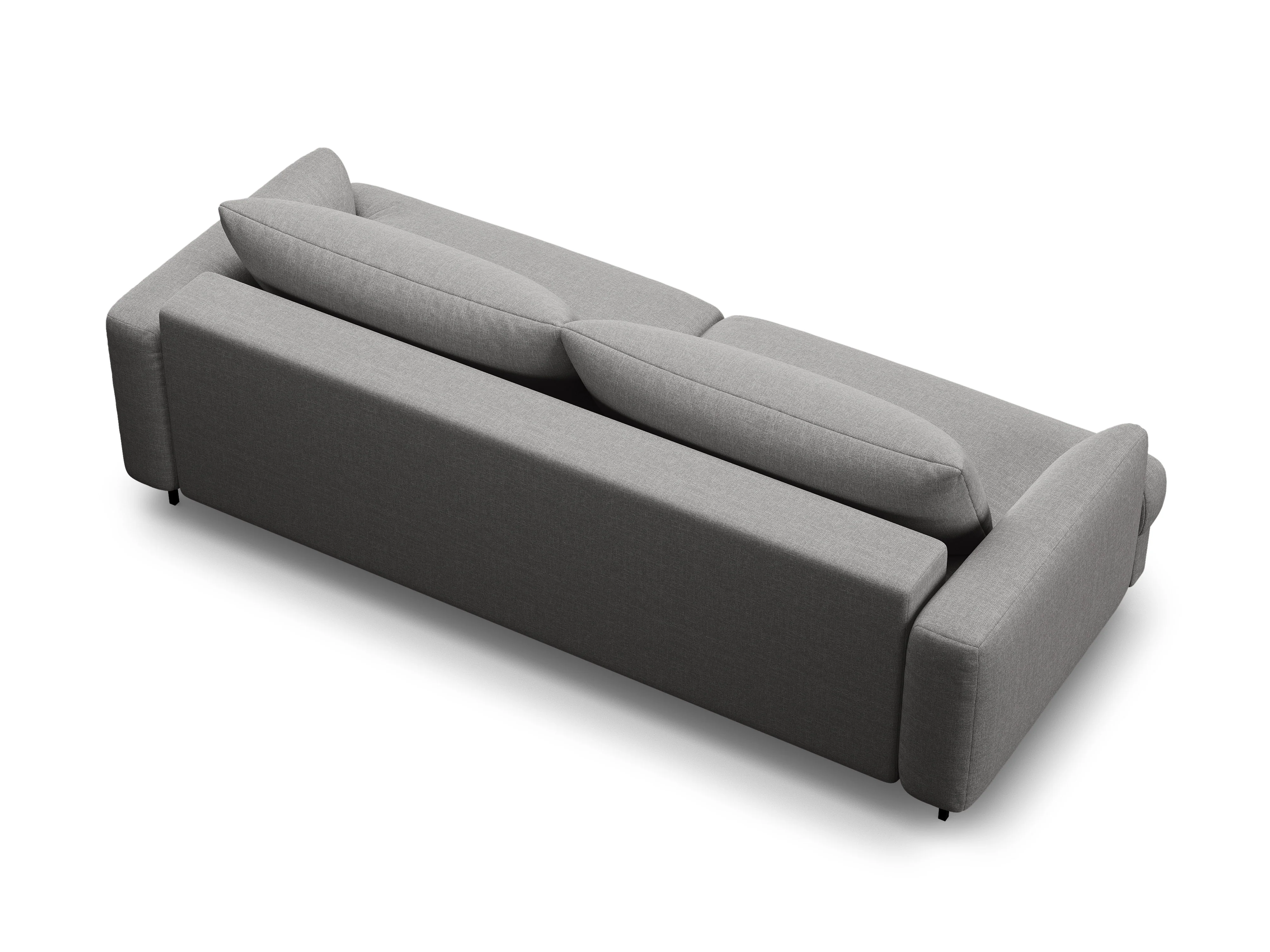 Sofa 3-osobowa z funkcją spania NAOMI popielaty melanż - Image 3