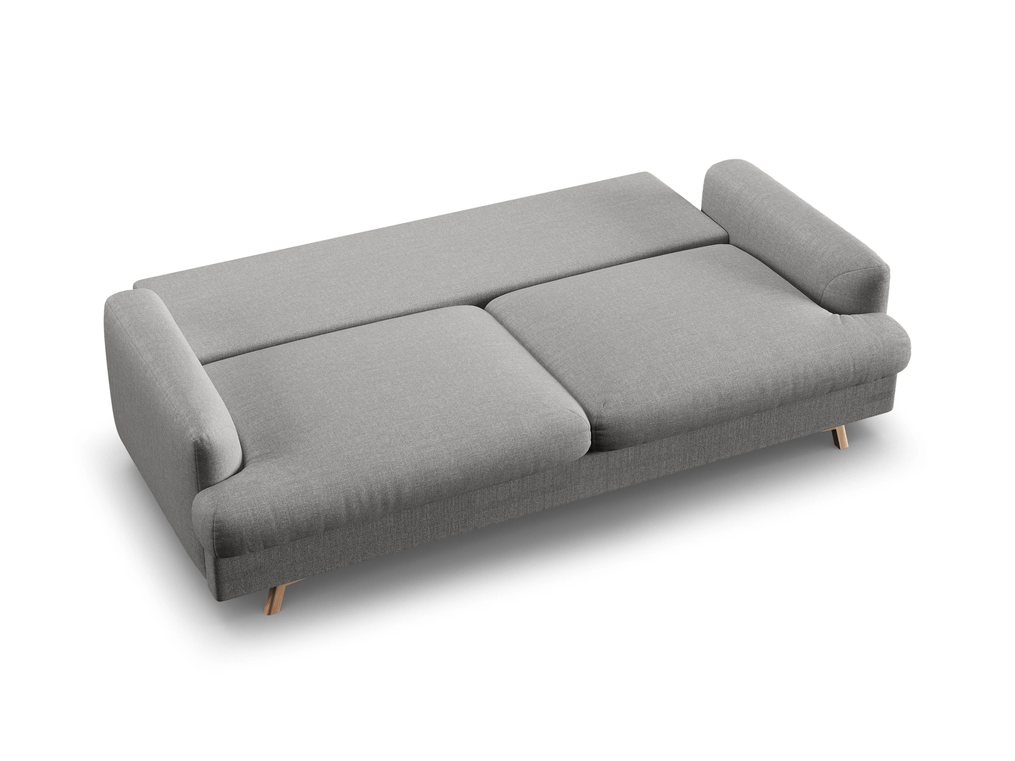 Sofa 3-osobowa z funkcją spania NAOMI popielaty melanż - Image 5