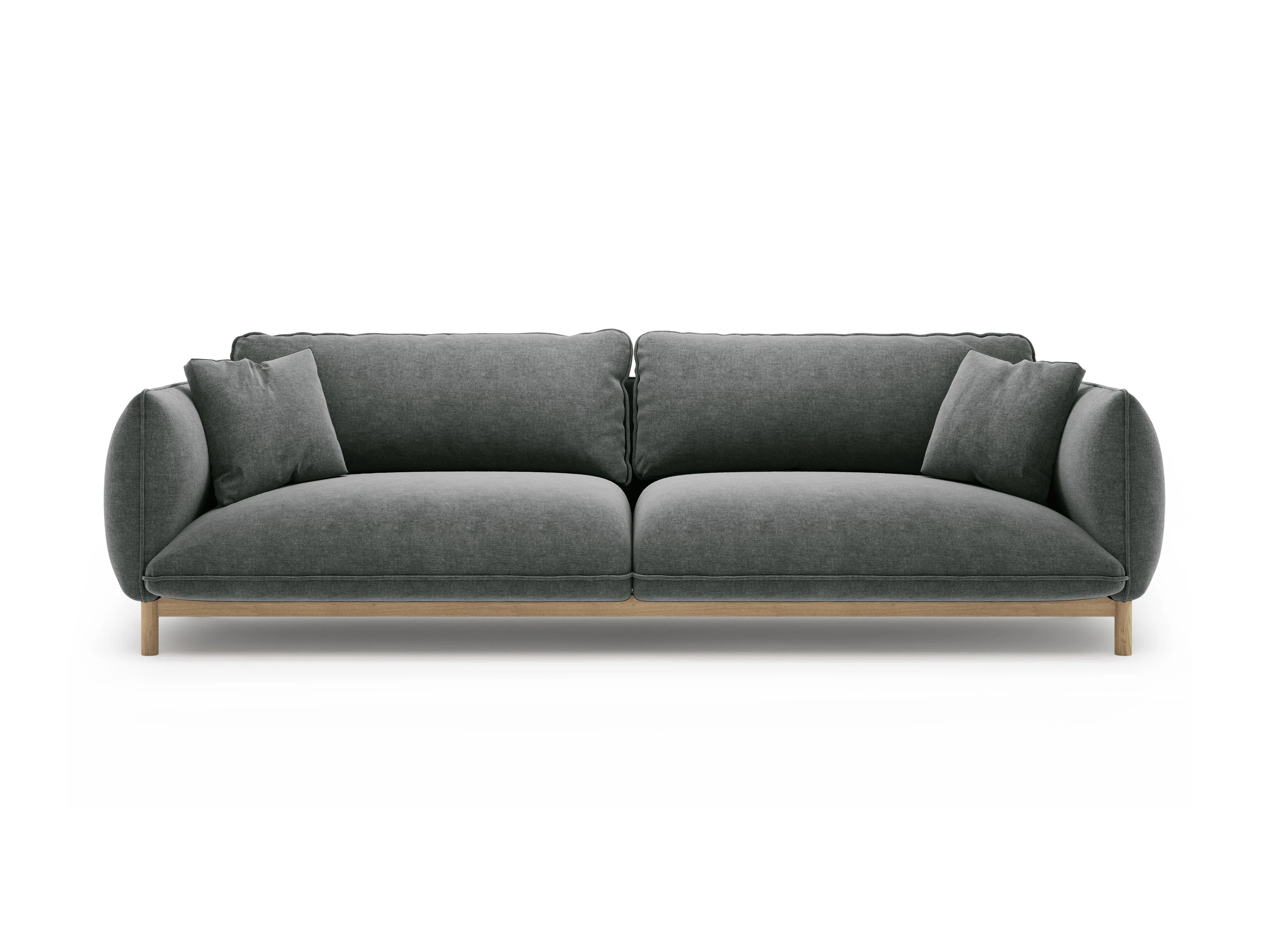 Sofa 4-osobowa ADA ciemnoszary szenil - Image 5