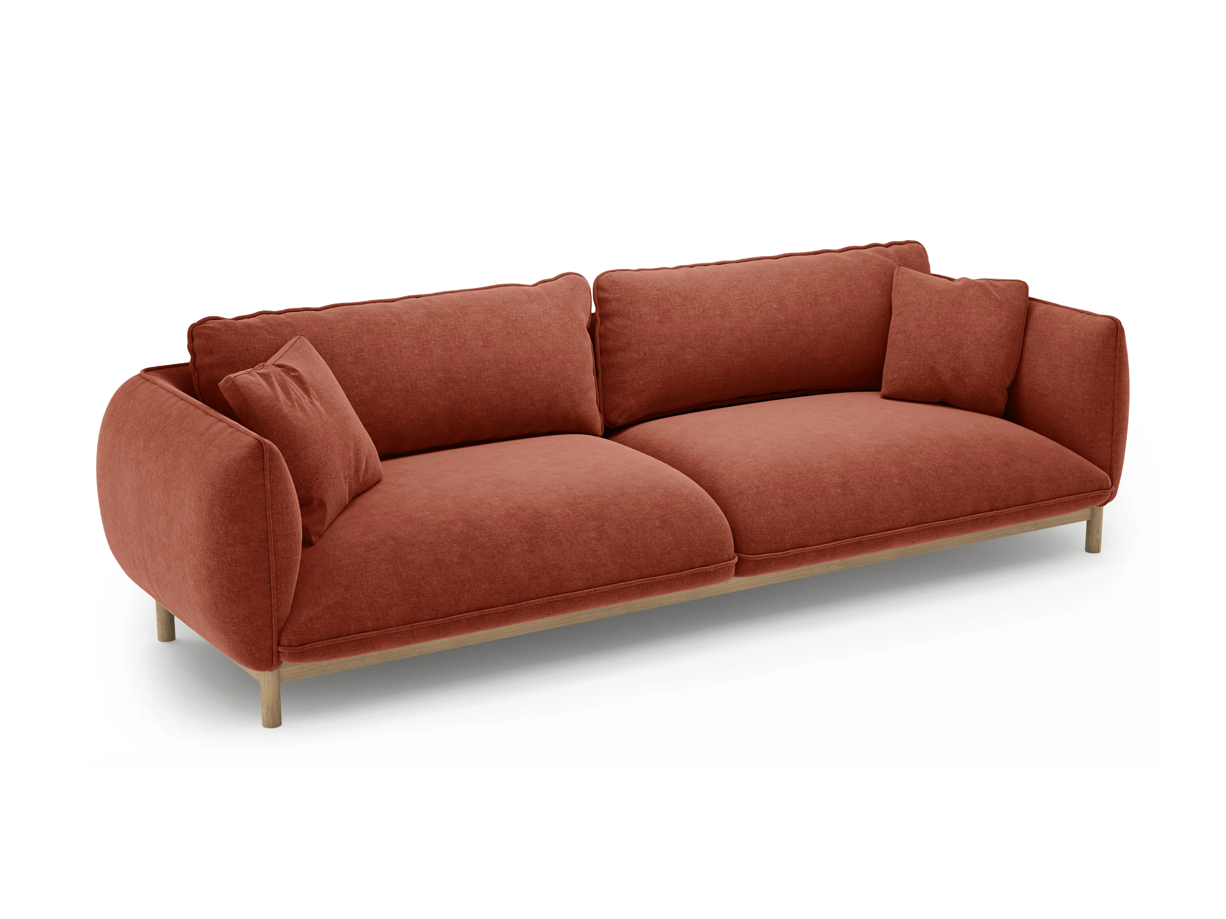 Sofa 4-osobowa ADA kasztanowy szenil - Image 3