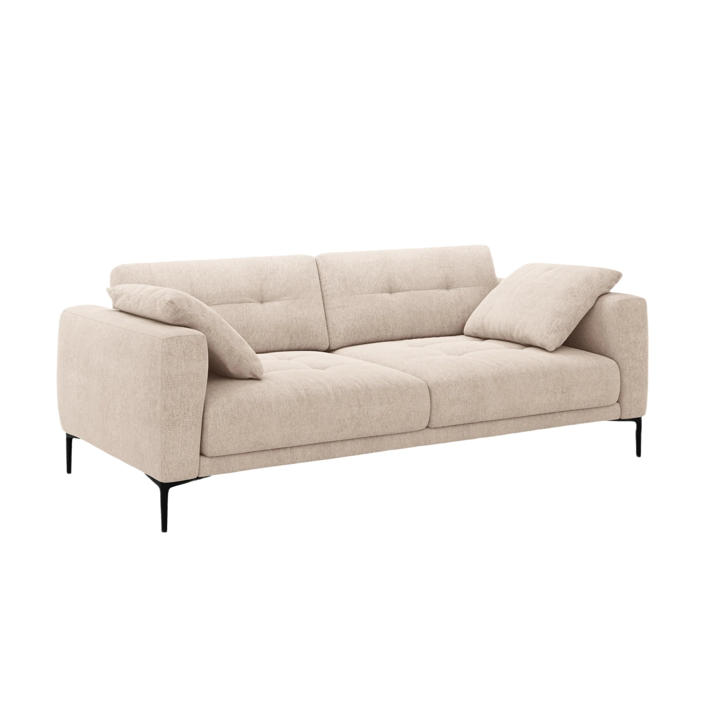 Sofa 4-osobowa BEMY piaskowy szenil