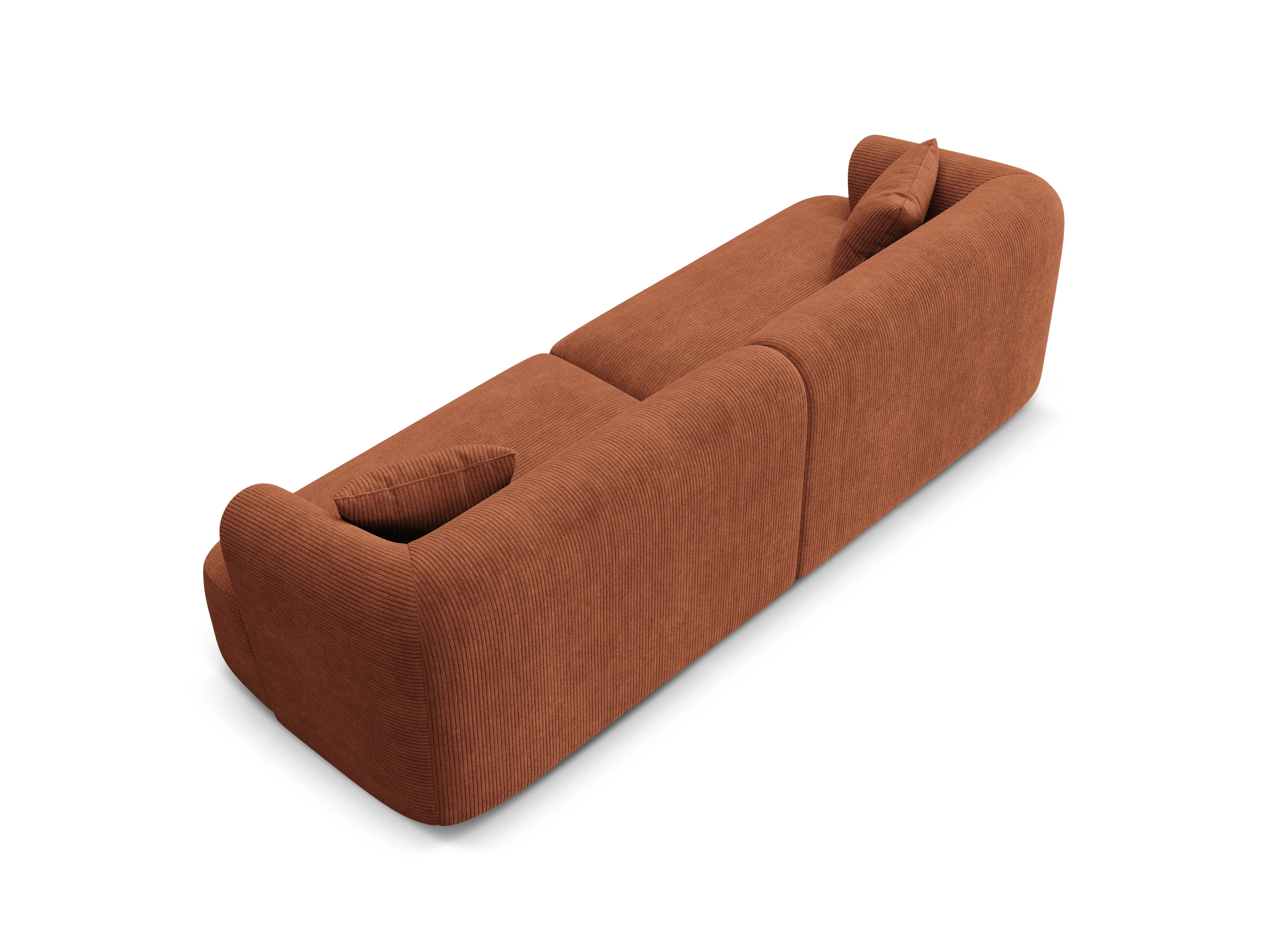 Sofa 4-osobowa CAMPI ceglany sztruks - Image 3
