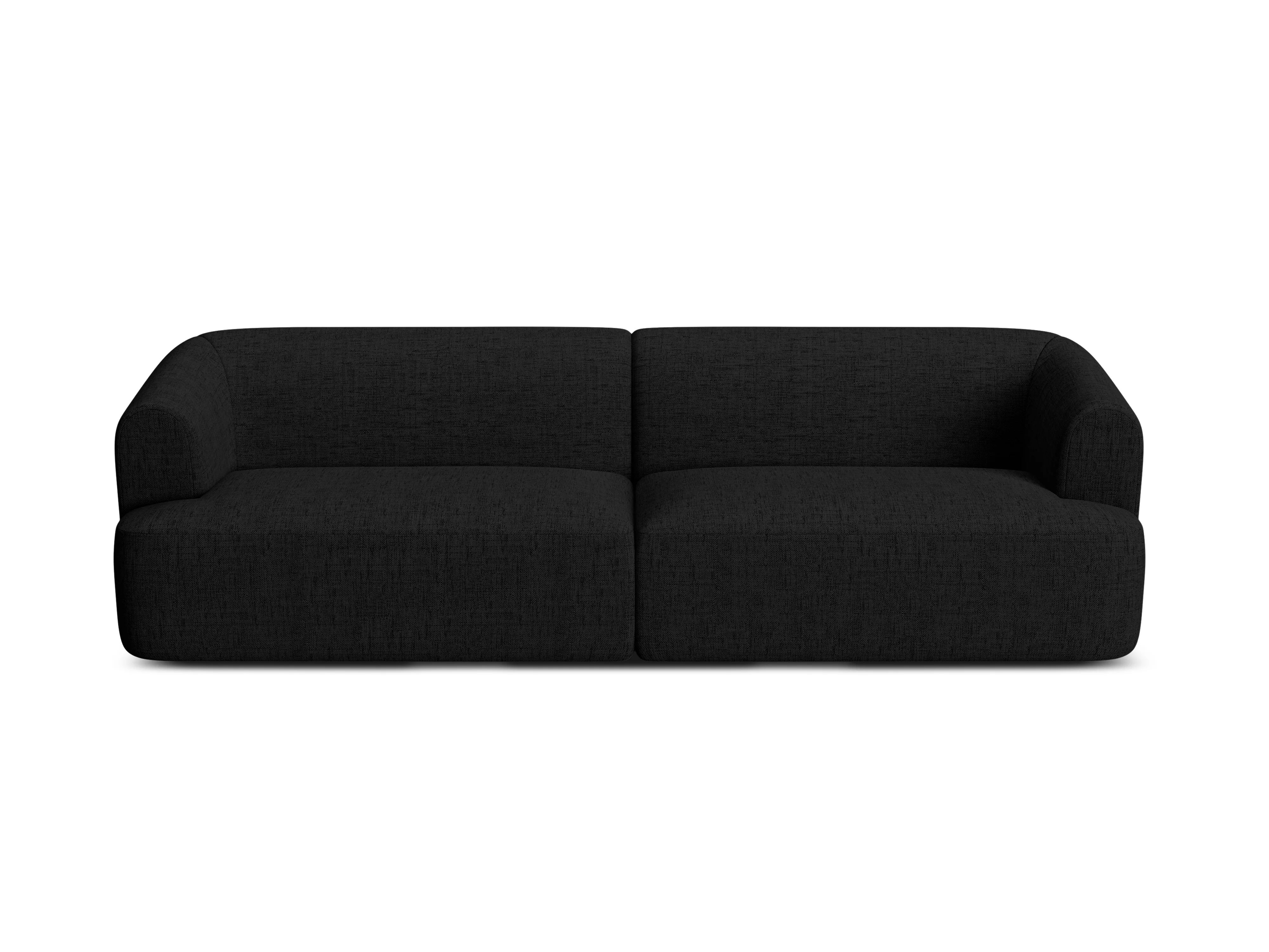 Sofa 4-osobowa CAMPI czarny szenil - Image 4