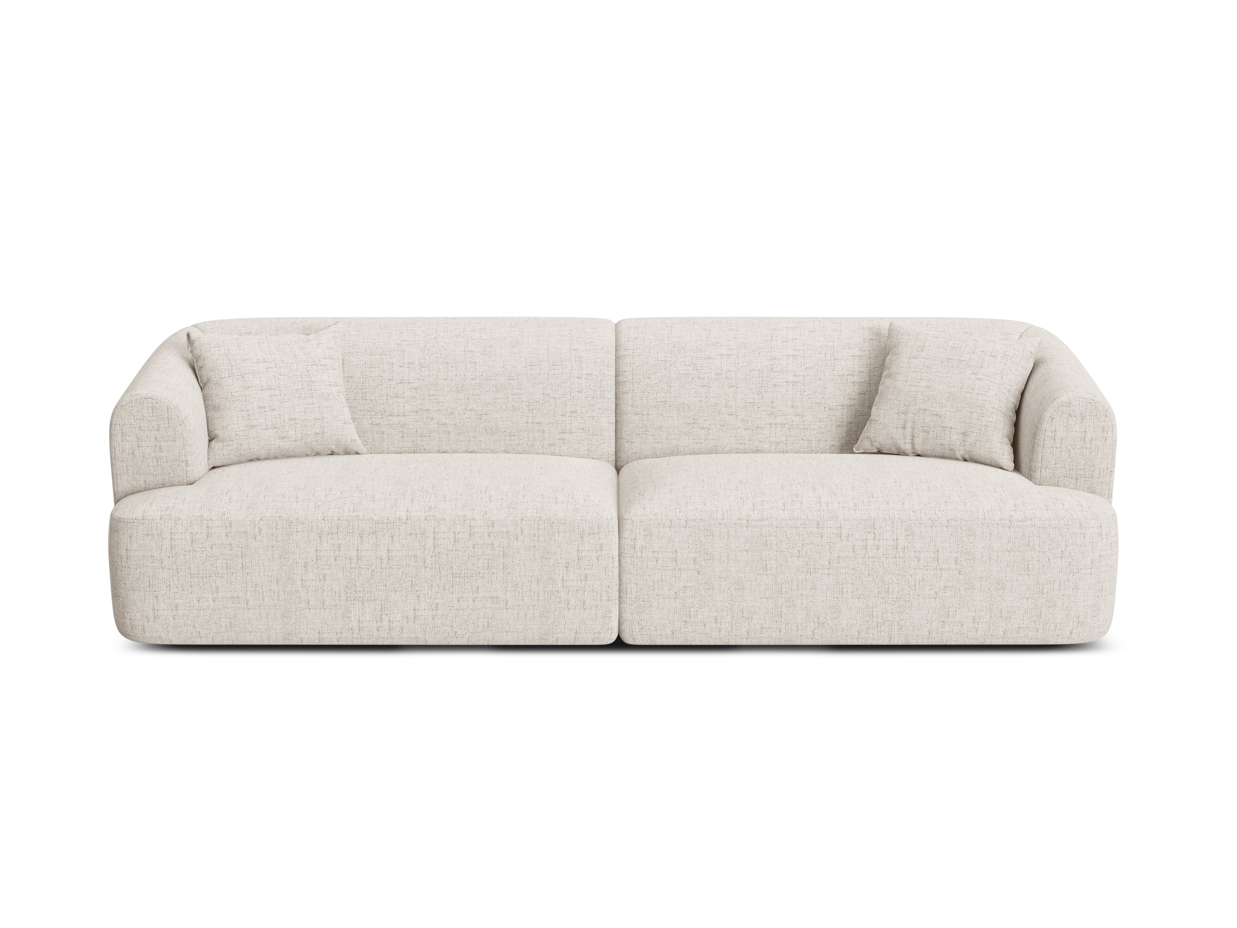 Sofa 4-osobowa CAMPI kremowy szenil - Image 4