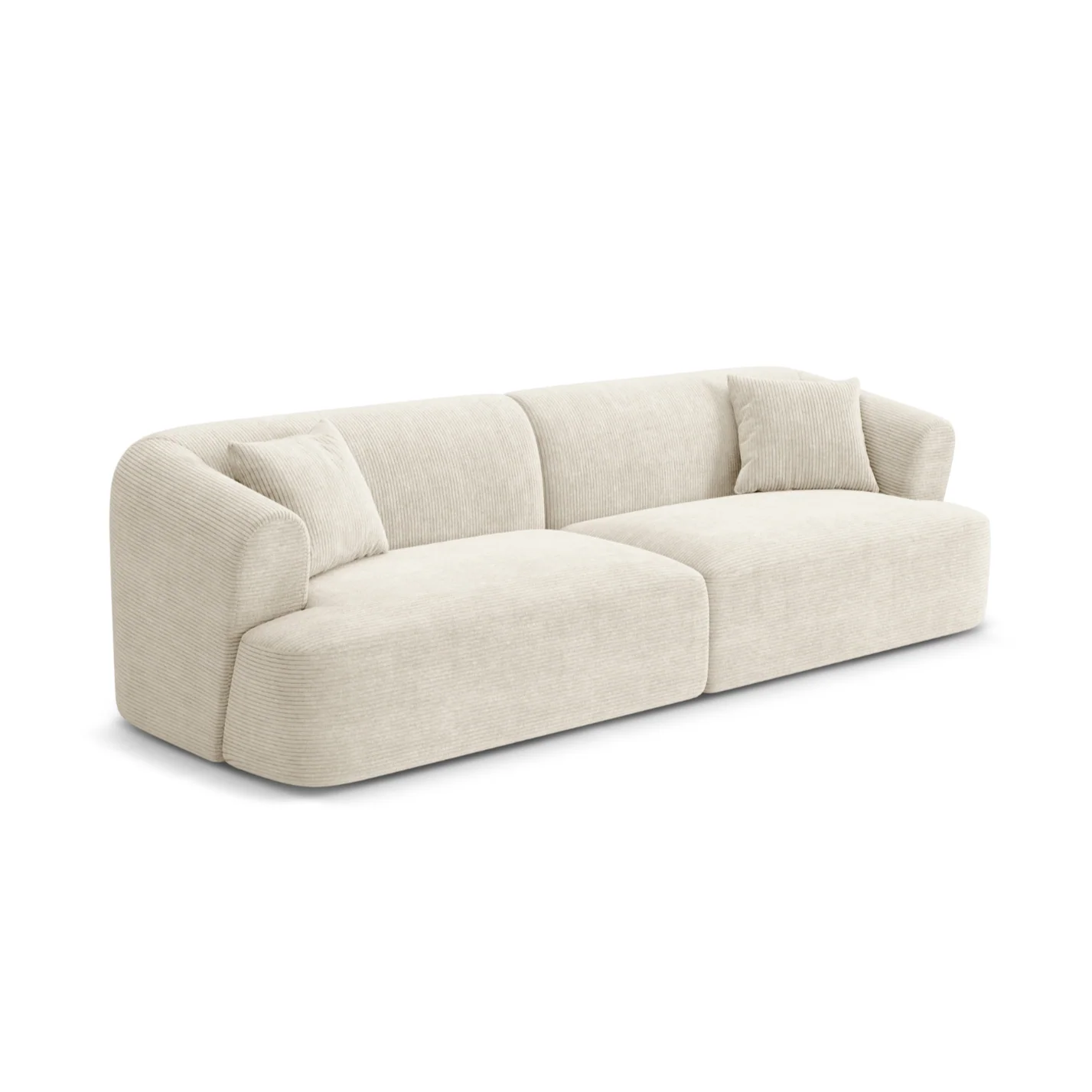 Sofa 4-osobowa CAMPI kremowy sztruks
