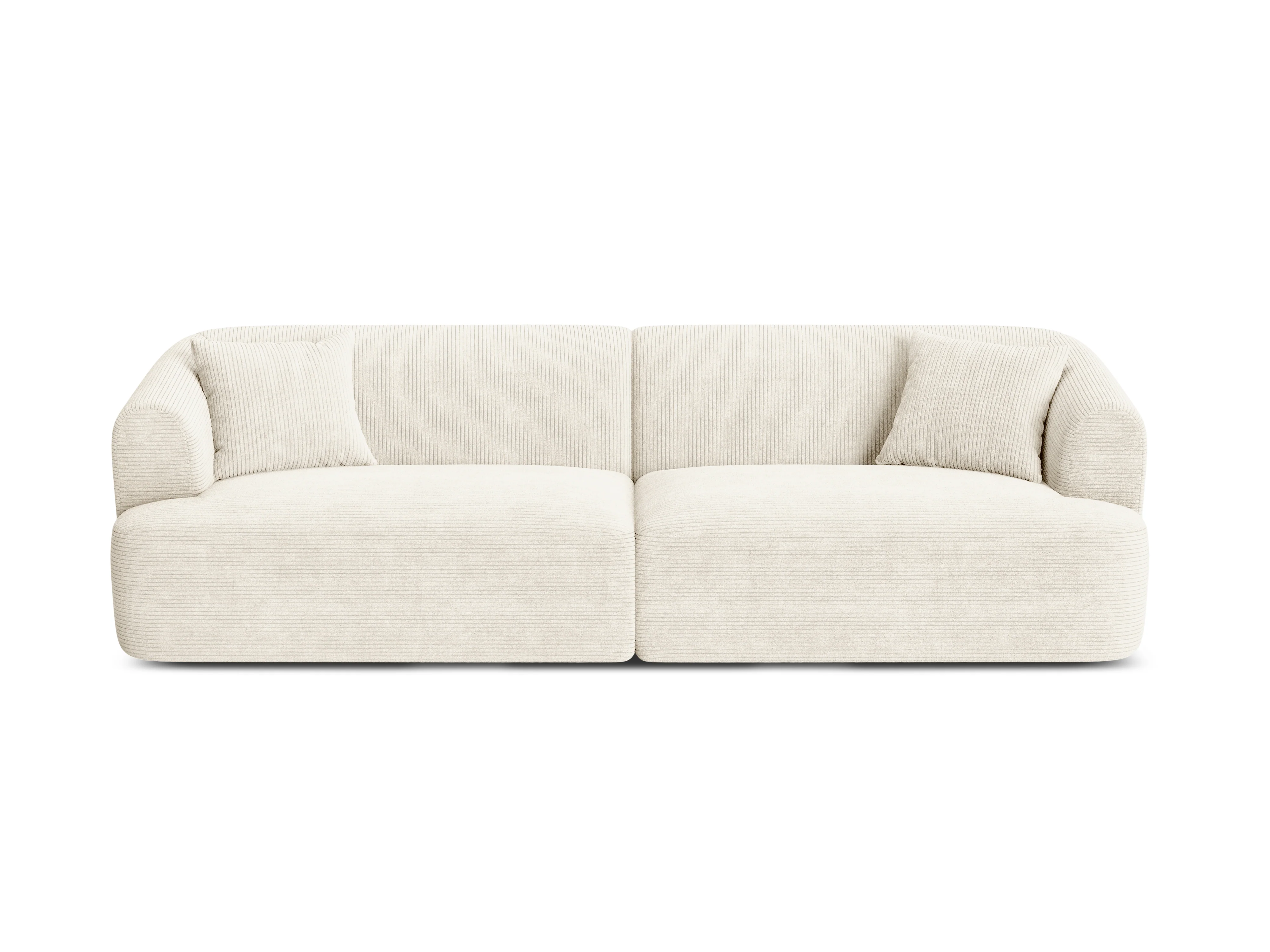 Sofa 4-osobowa CAMPI kremowy sztruks - Image 6