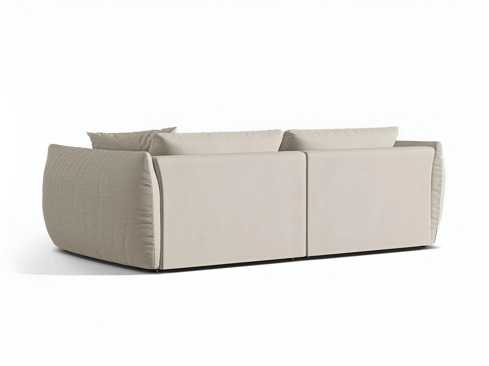 Sofa 4-osobowa CHRIS kremowy szenil - Image 4