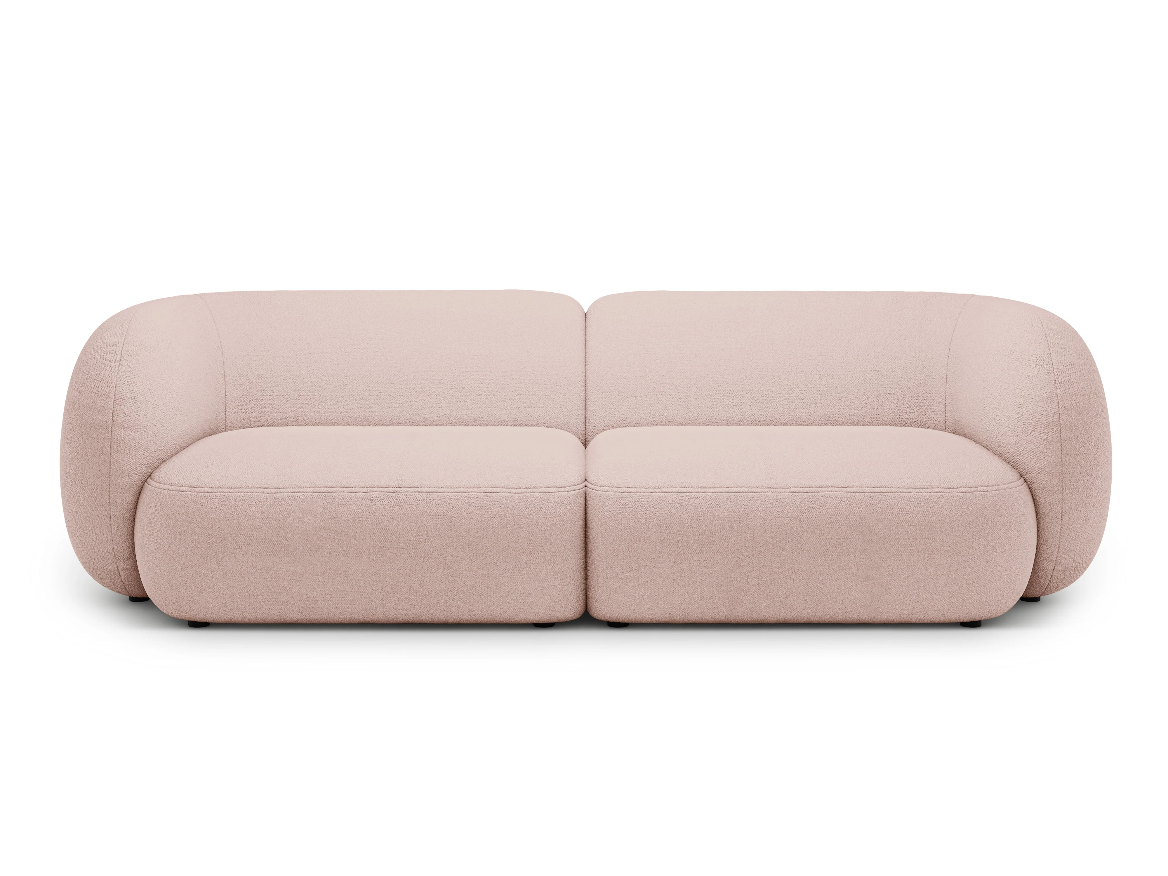 Sofa 4-osobowa KATE różowy boucle