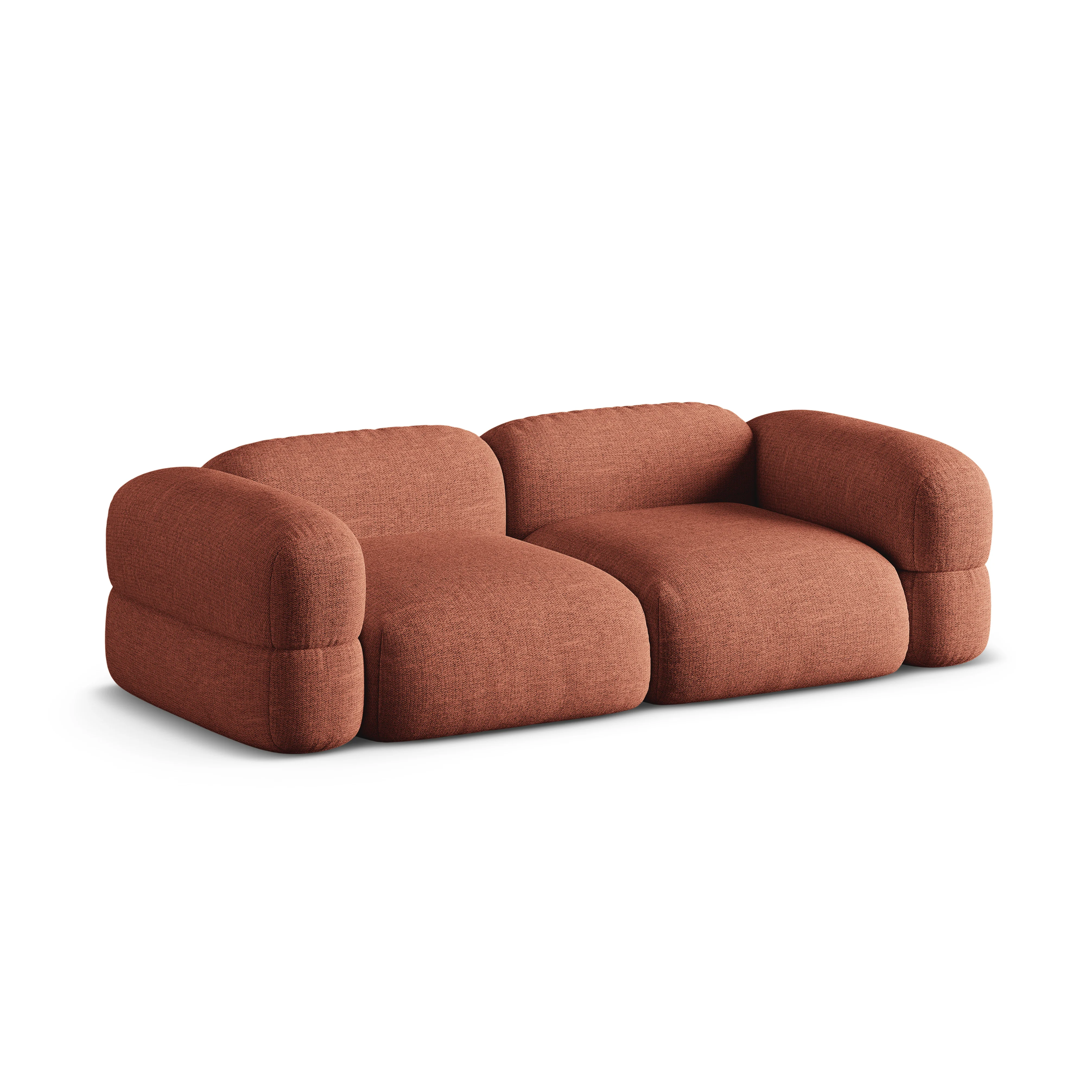 Sofa 4-osobowa ROGER koralowy szenil