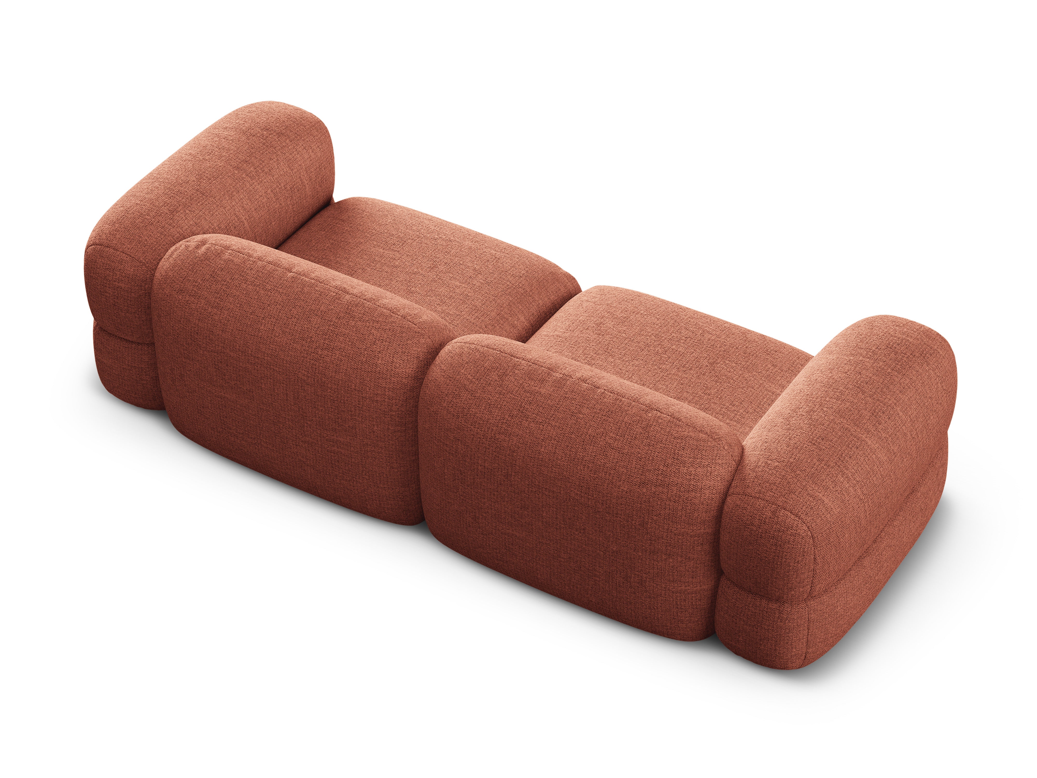 Sofa 4-osobowa ROGER koralowy szenil - Image 5