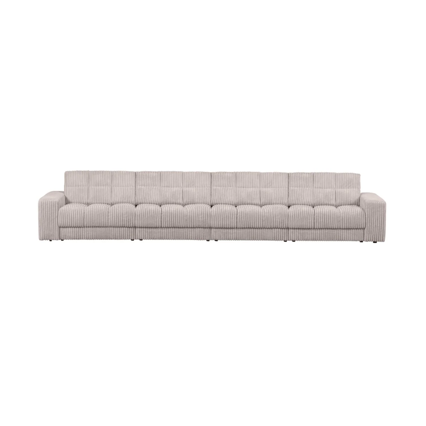 Sofa 4-osobowa SECOND DATE kremowy sztruks