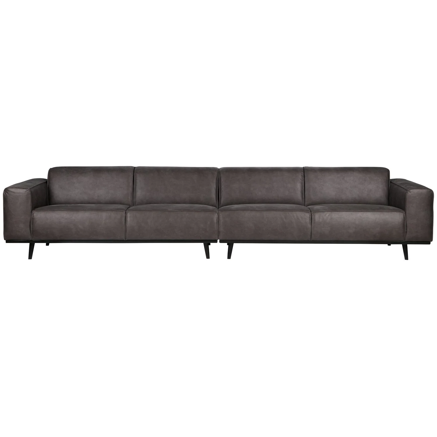Sofa 4-osobowa STATEMENT ciemnoszara skóra - Image 4