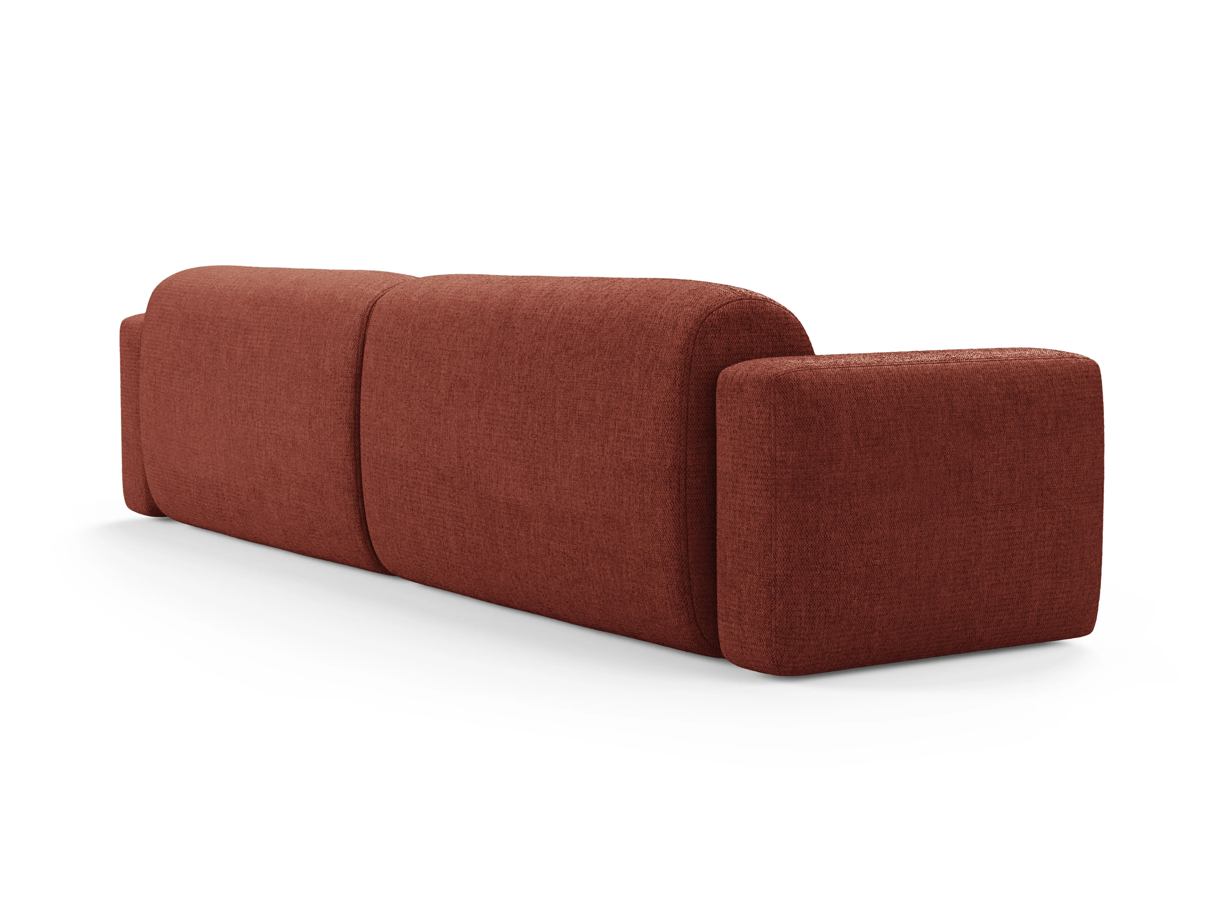 Sofa 4-osobowa STRINO koralowy szenil - Image 3