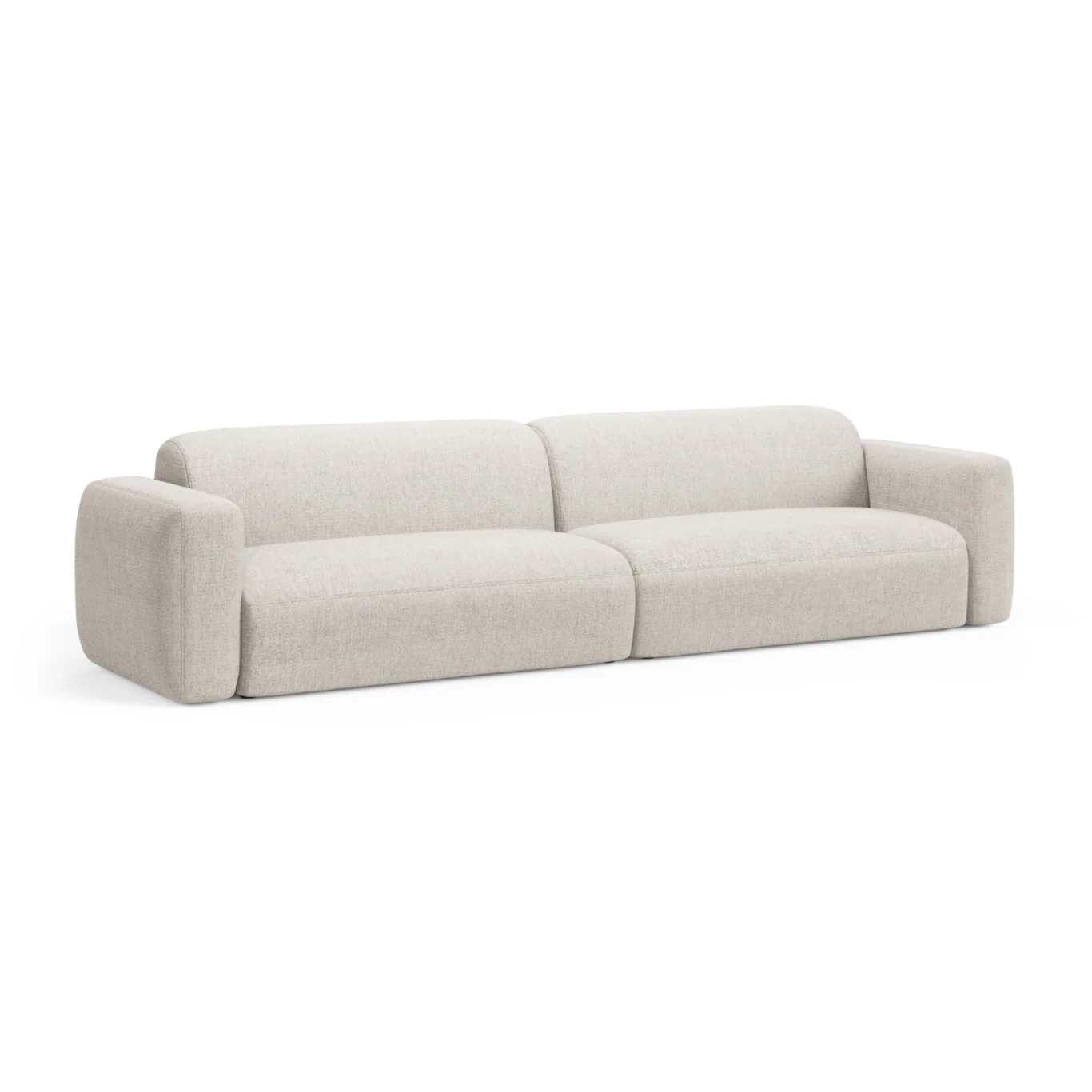 Sofa 4-osobowa STRINO kremowy szenil