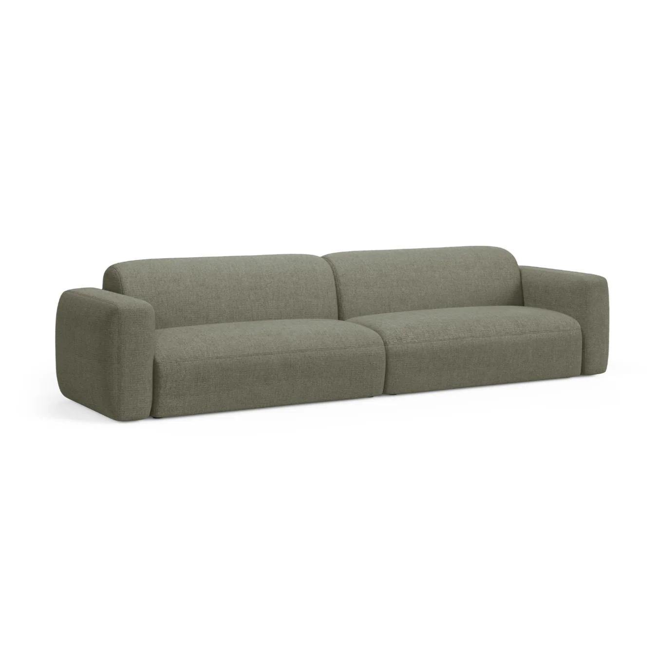 Sofa 4-osobowa STRINO oliwkowy szenil