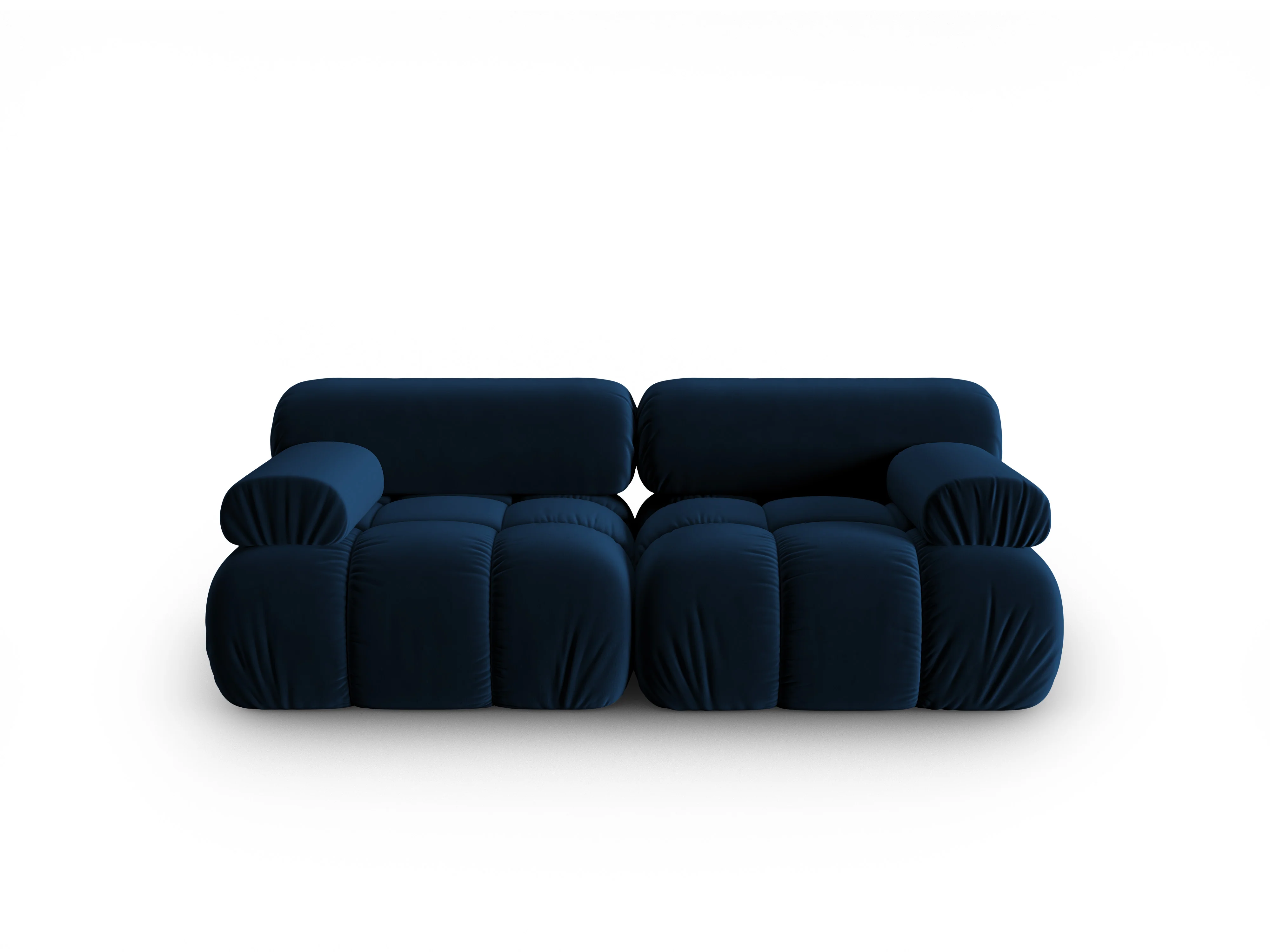 Sofa aksamitna 2-osobowa CORTINA królewski niebieski - Image 2