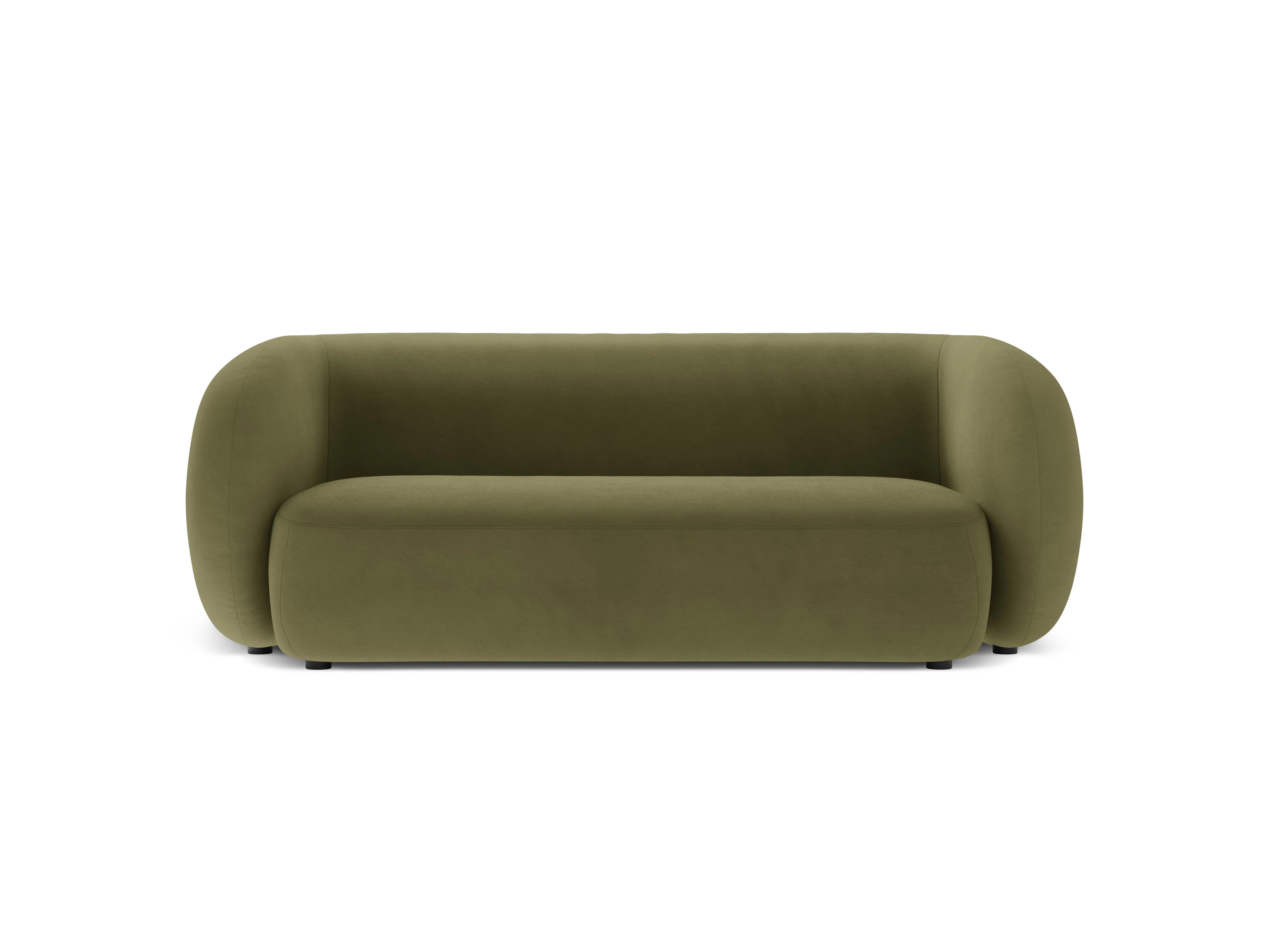 Sofa aksamitna 2-osobowa KATE zielony