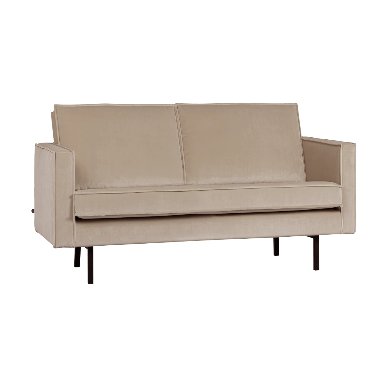 Sofa aksamitna 2-osobowa RODEO khaki