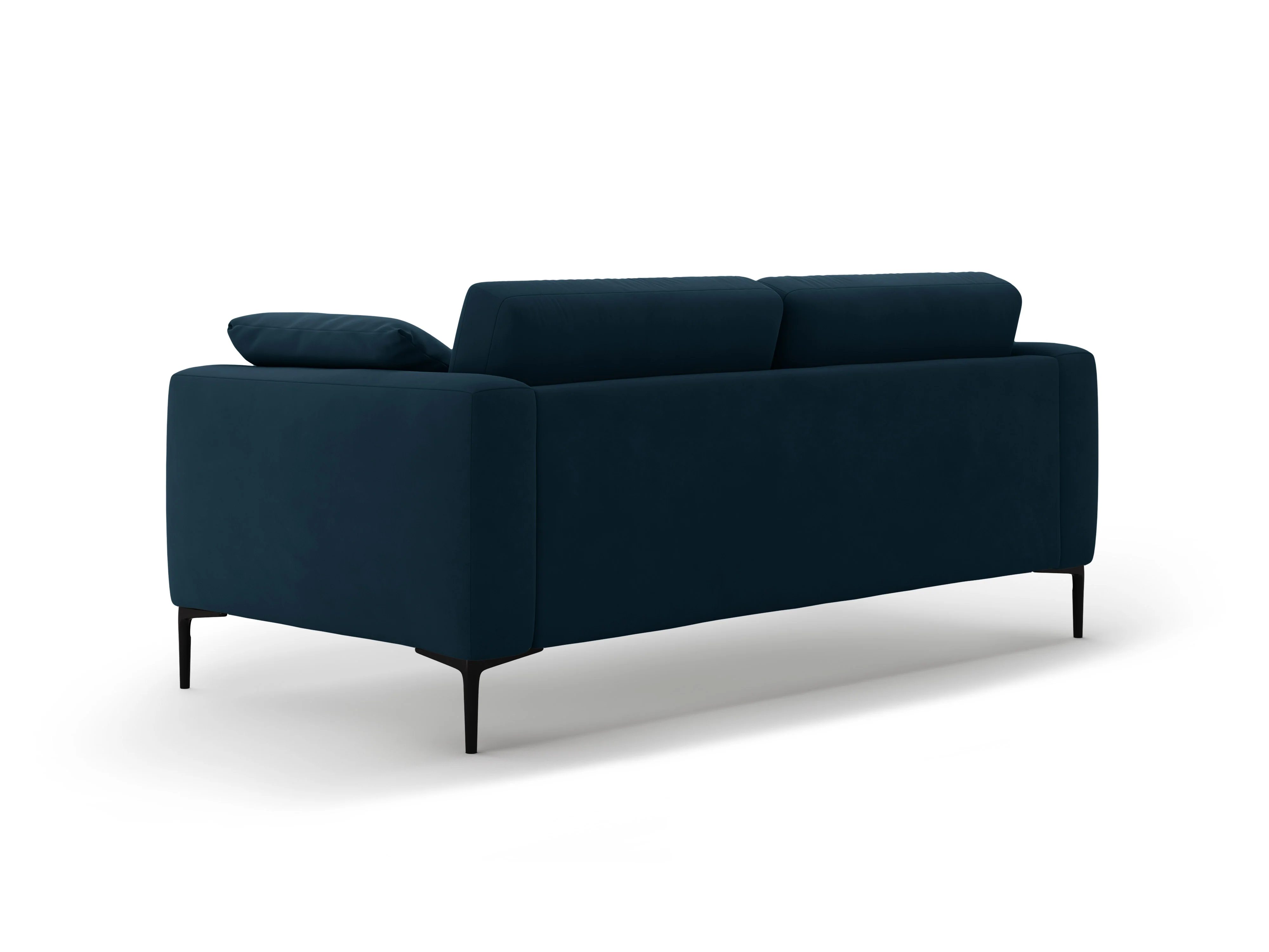 Sofa aksamitna 3-osobowa BEMY granat królewski - Image 5