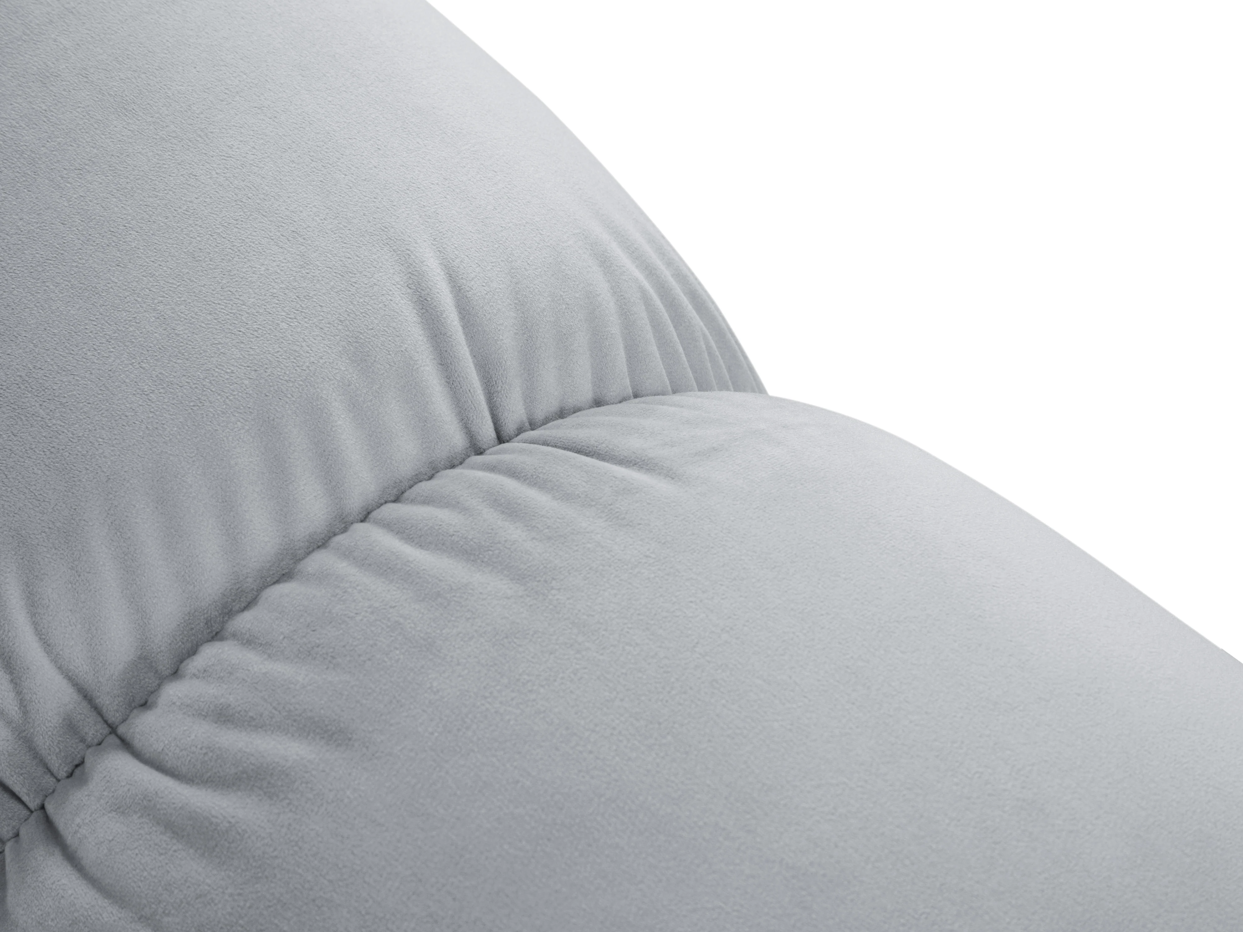 Sofa aksamitna 3-osobowa CORTINA błękitny - Image 5