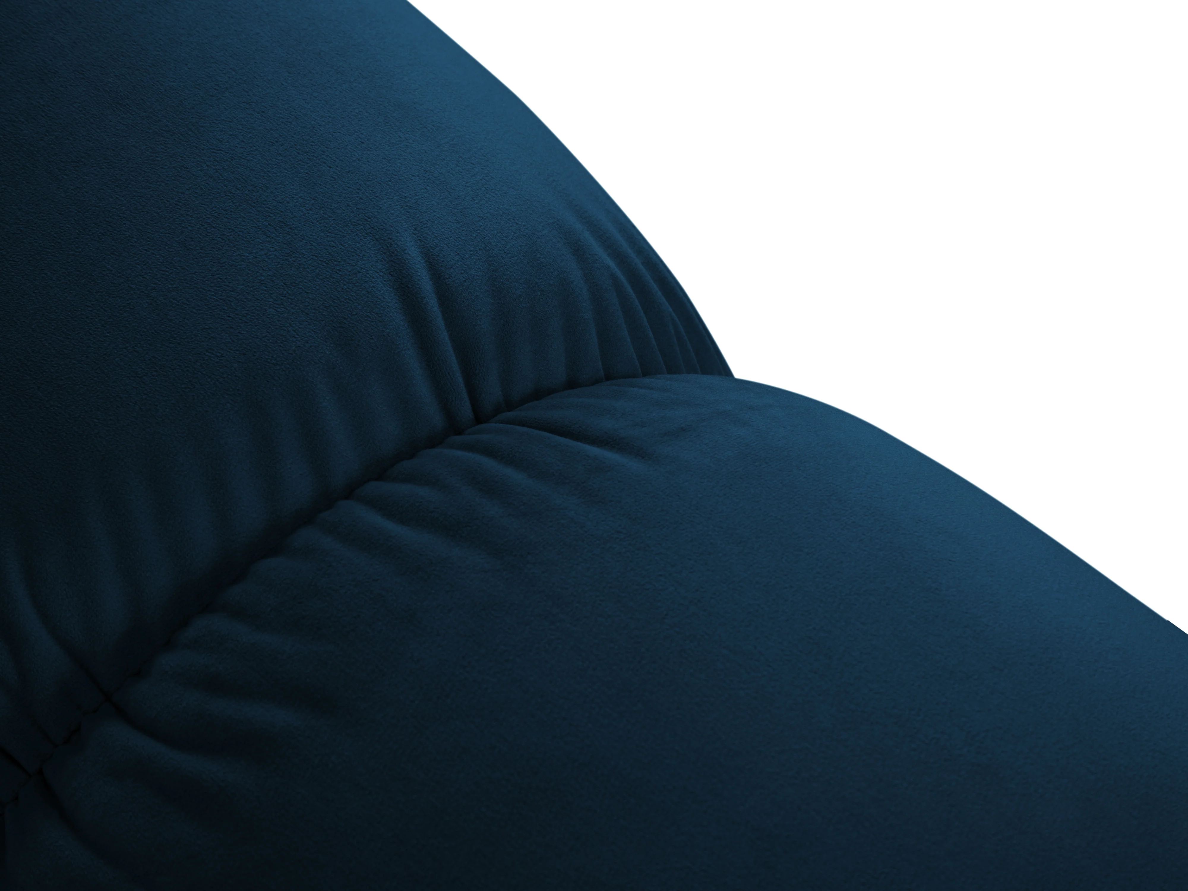 Sofa aksamitna 3-osobowa CORTINA królewski niebieski - Image 5