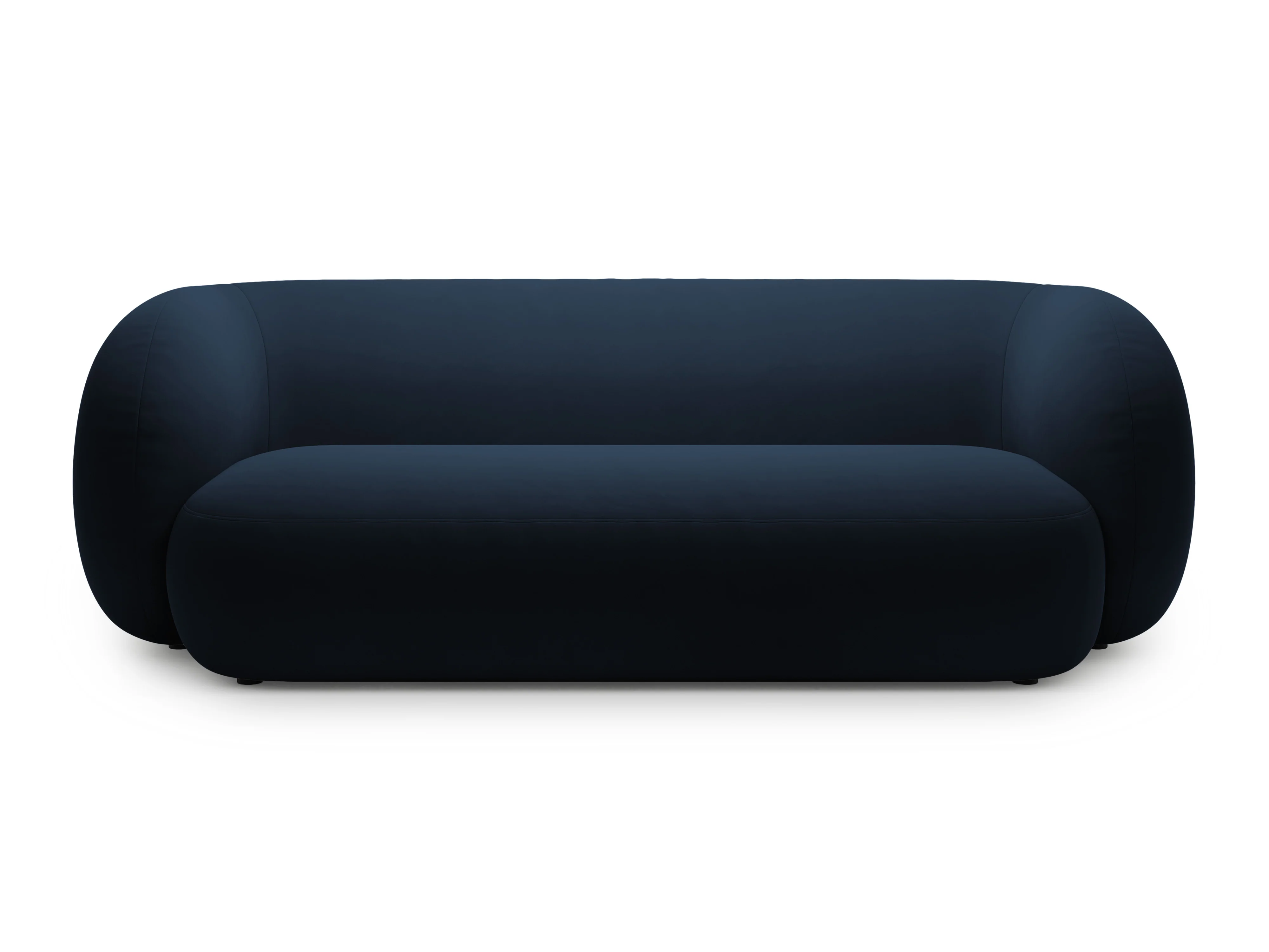 Sofa aksamitna 3-osobowa KATE granat królewski - Image 2