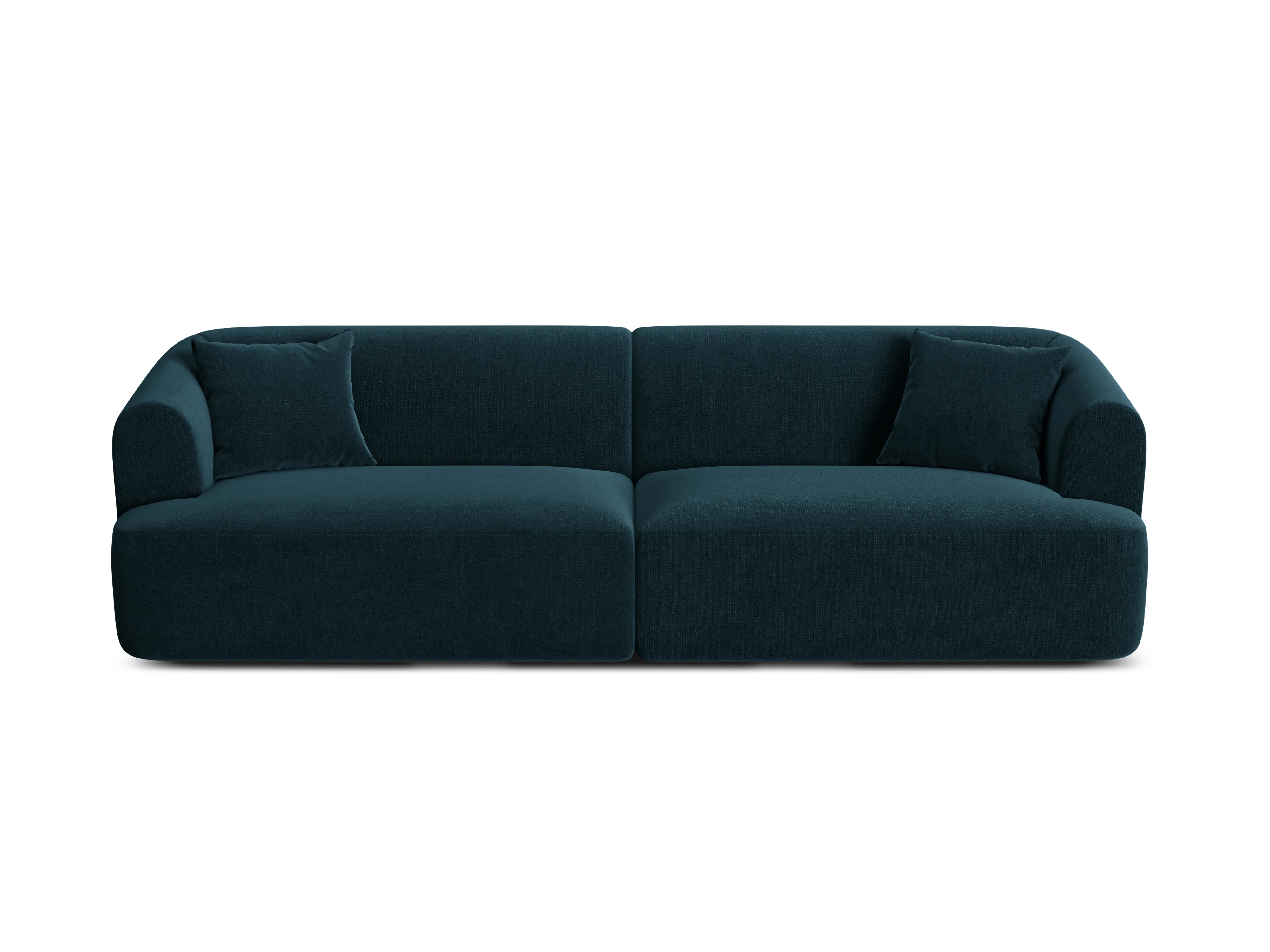 Sofa aksamitna 4-osobowa CAMPI petrol - Image 3