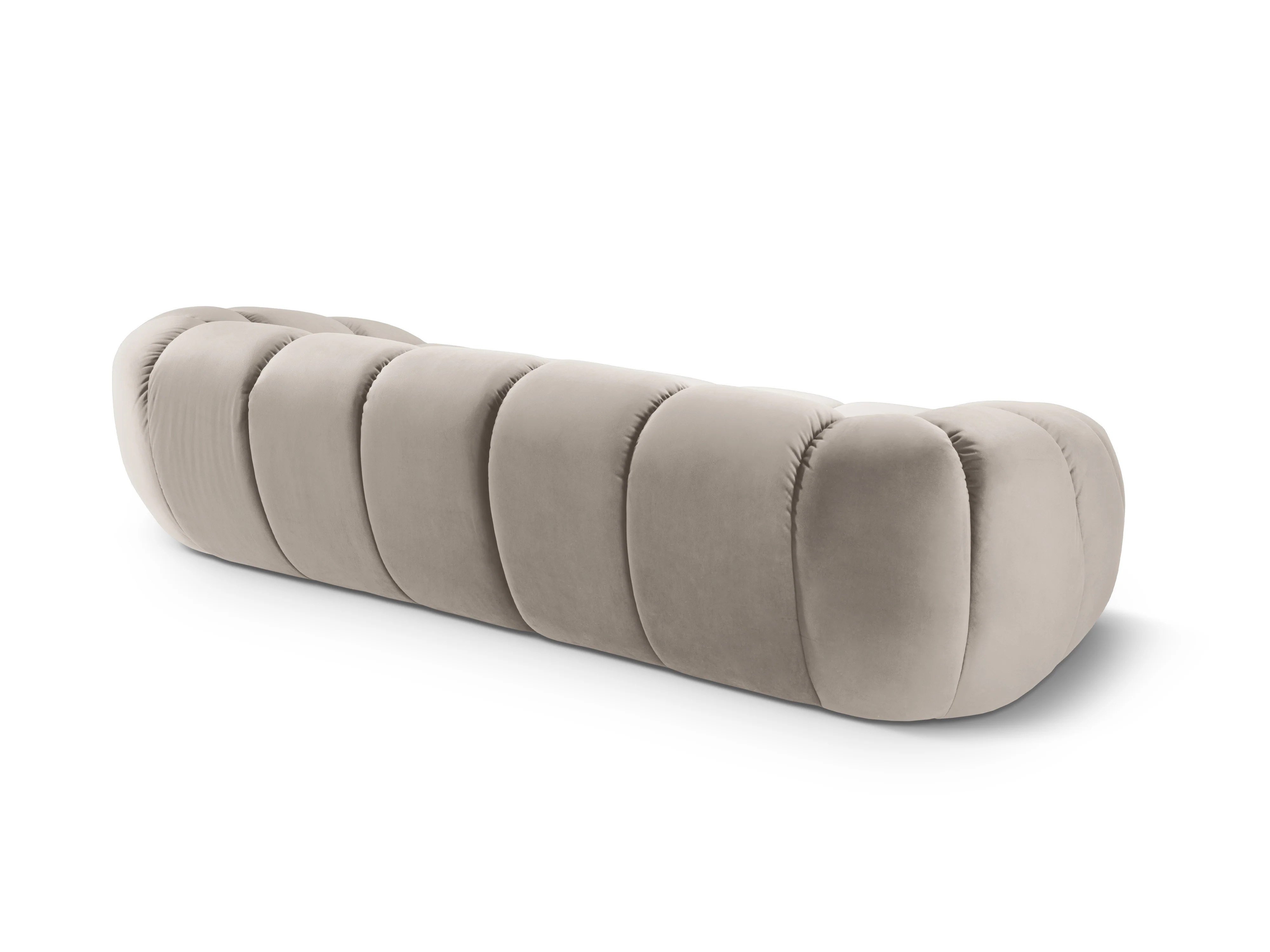 Sofa aksamitna 4-osobowa DIANA beżowy - Image 4