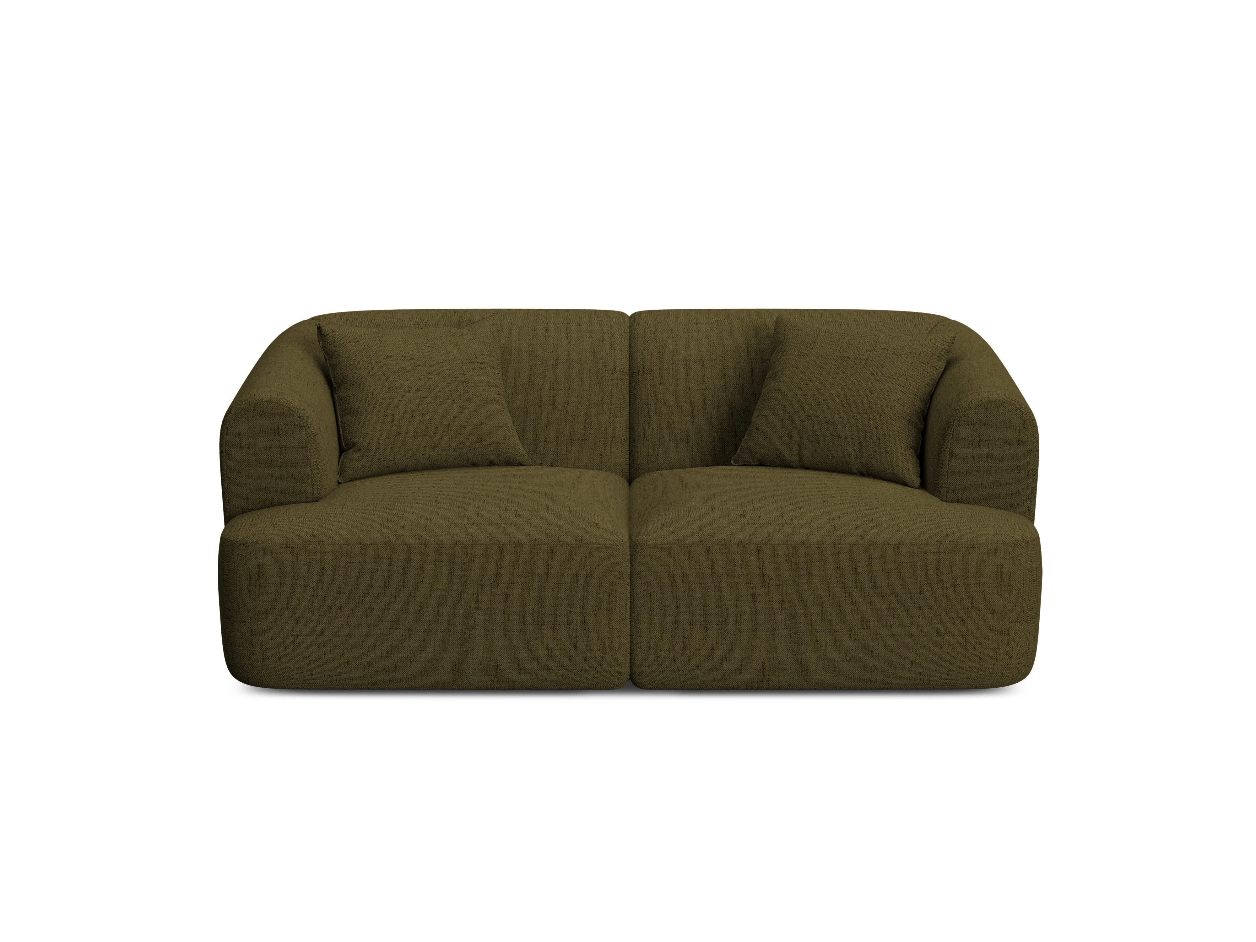 Sofa 2-osobowa CAMPI zielony szenil - Image 4