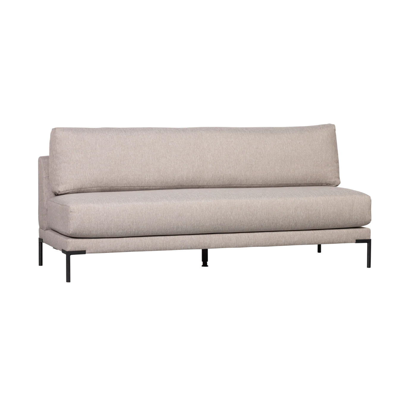 Sofa COUPLE DINING BENCH - moduł środkowy beżowy