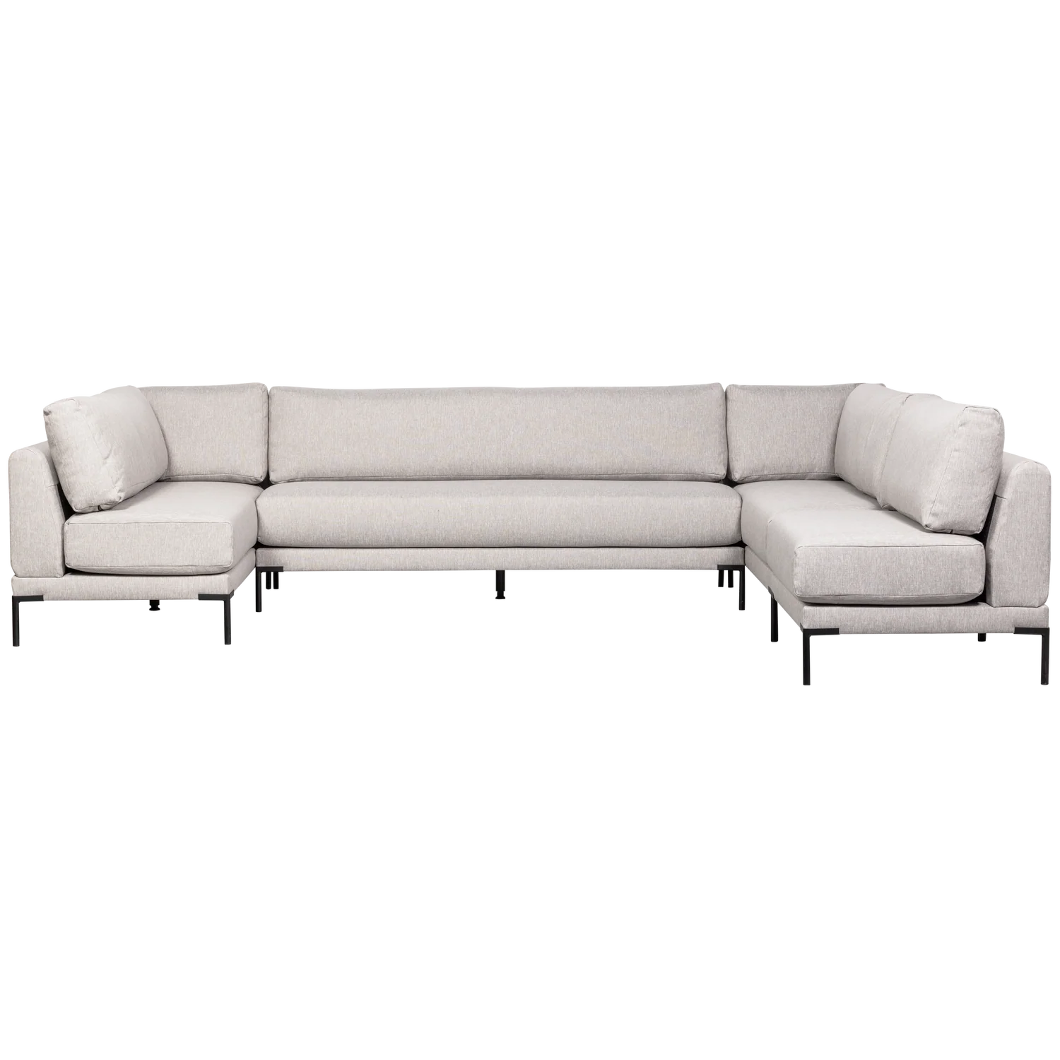 Sofa COUPLE DINING BENCH - moduł środkowy jasnoszary - Image 6