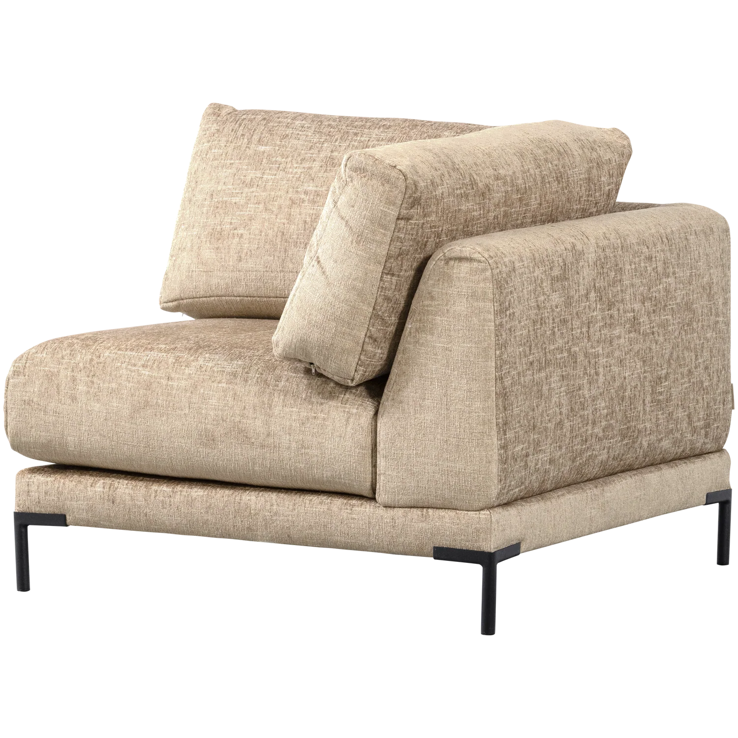 Sofa COUPLE - moduł narożny beżowy melanż - Image 6