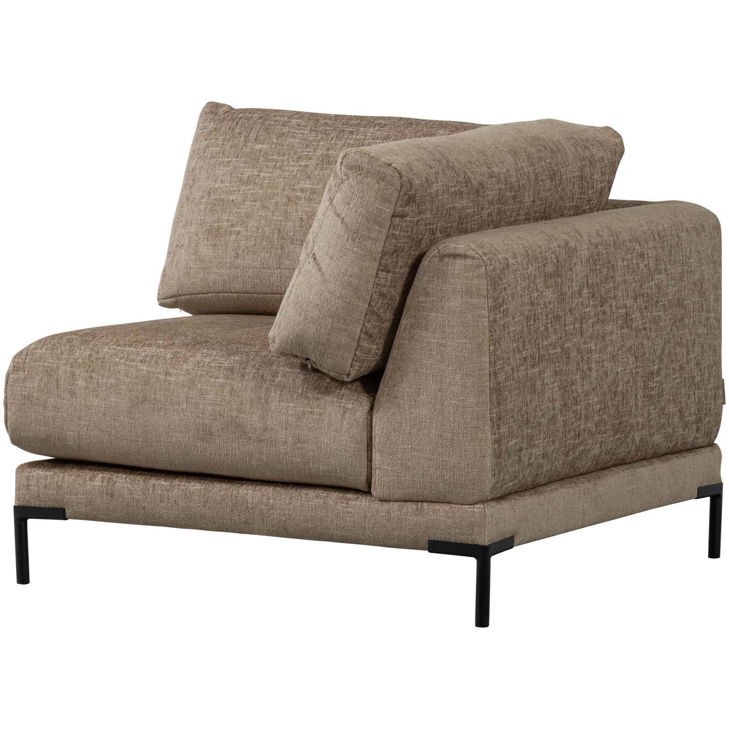 Sofa COUPLE - moduł narożny brązowy melanż - Image 3