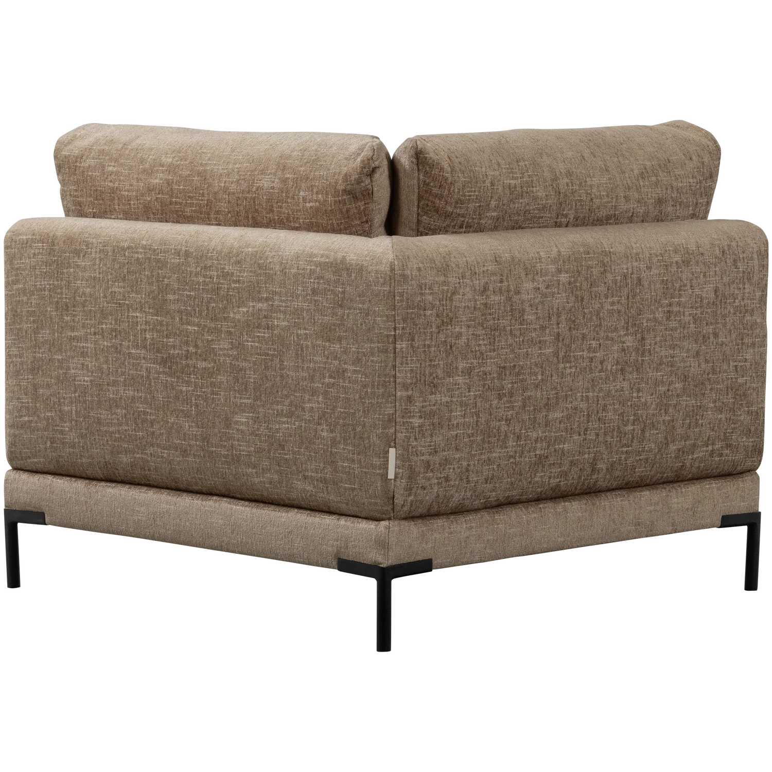 Sofa COUPLE - moduł narożny brązowy melanż - Image 4