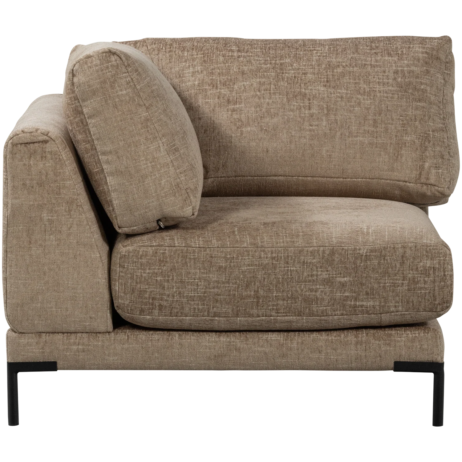 Sofa COUPLE - moduł narożny brązowy melanż - Image 5
