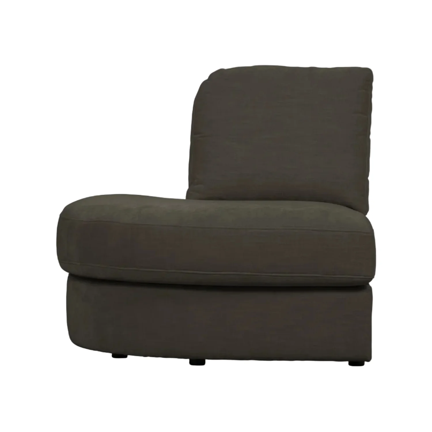 Sofa FAMILY - moduł otwarty lewostronny antracytowy