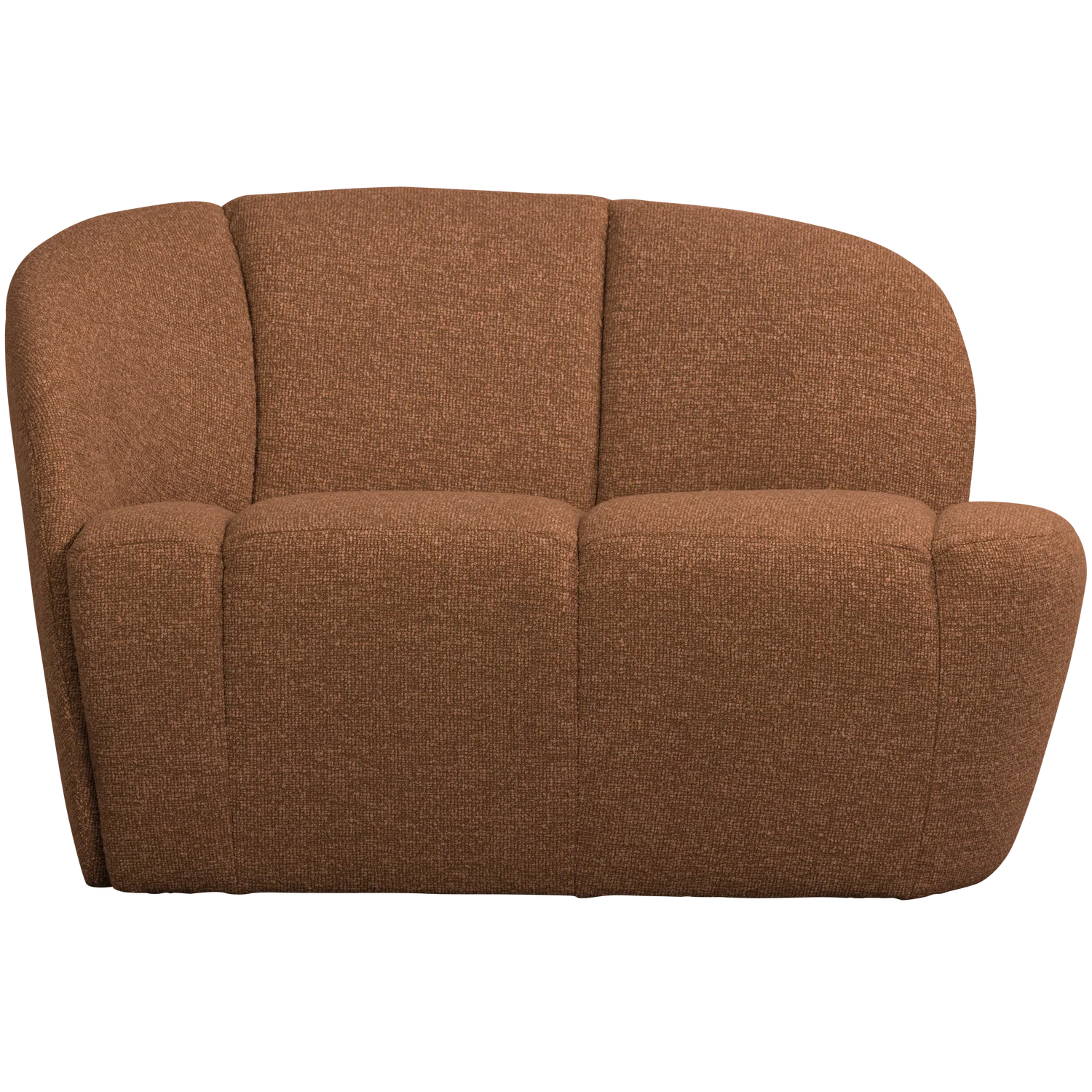 Sofa lewostronna 2-osobowa MOJO rdzawy brązowy melanż boucle - Image 4