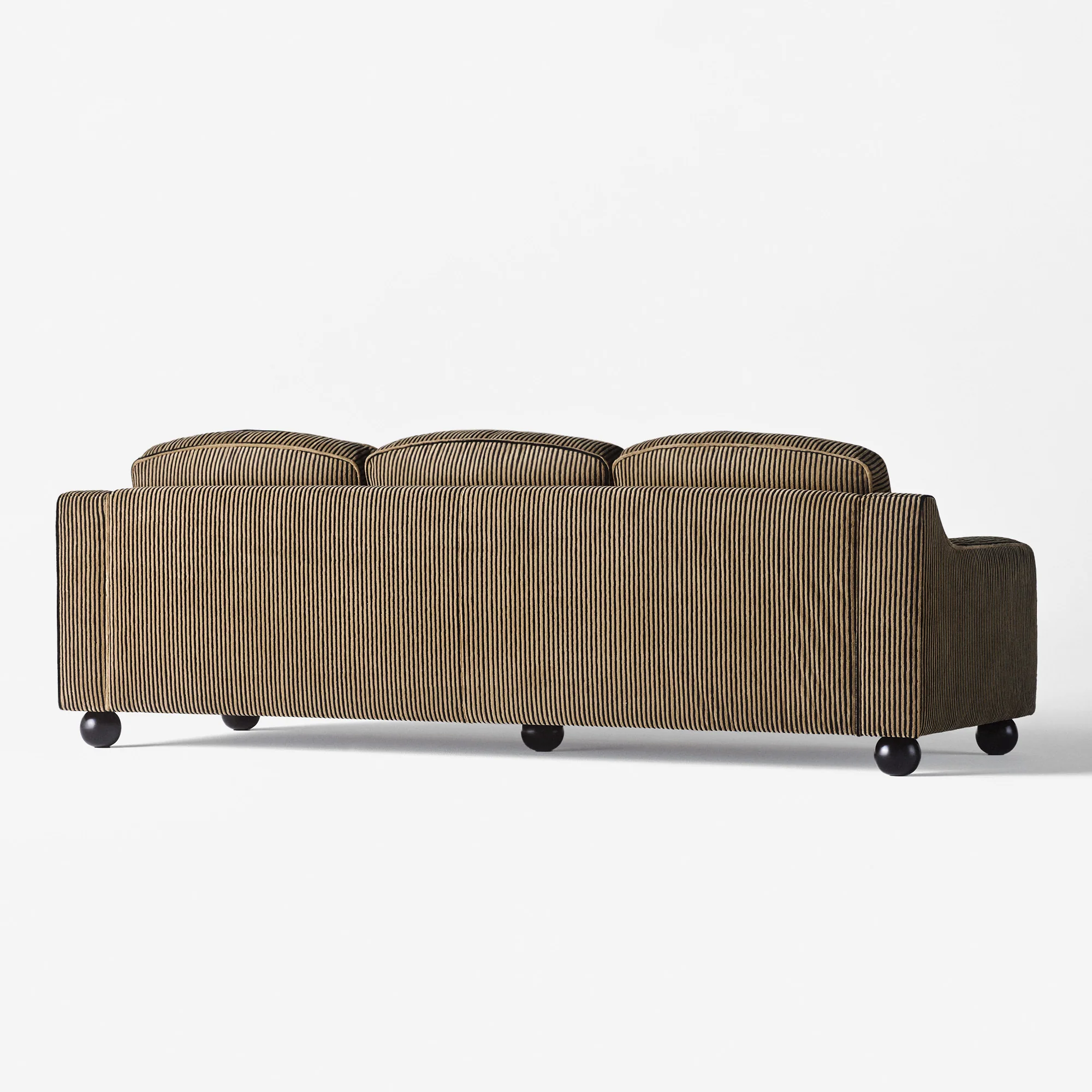 Sofa 3-osobowa LOLA brązowo-czarne paski - Image 7