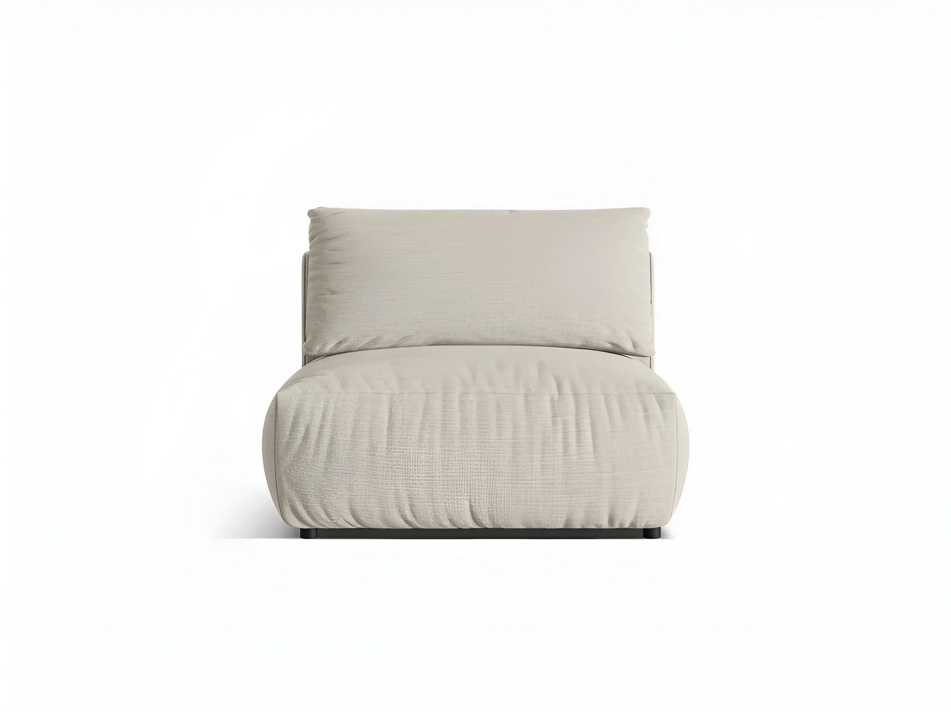 Sofa modułowa CHRIS - szeroki element środkowy beżowy szenil - Image 3