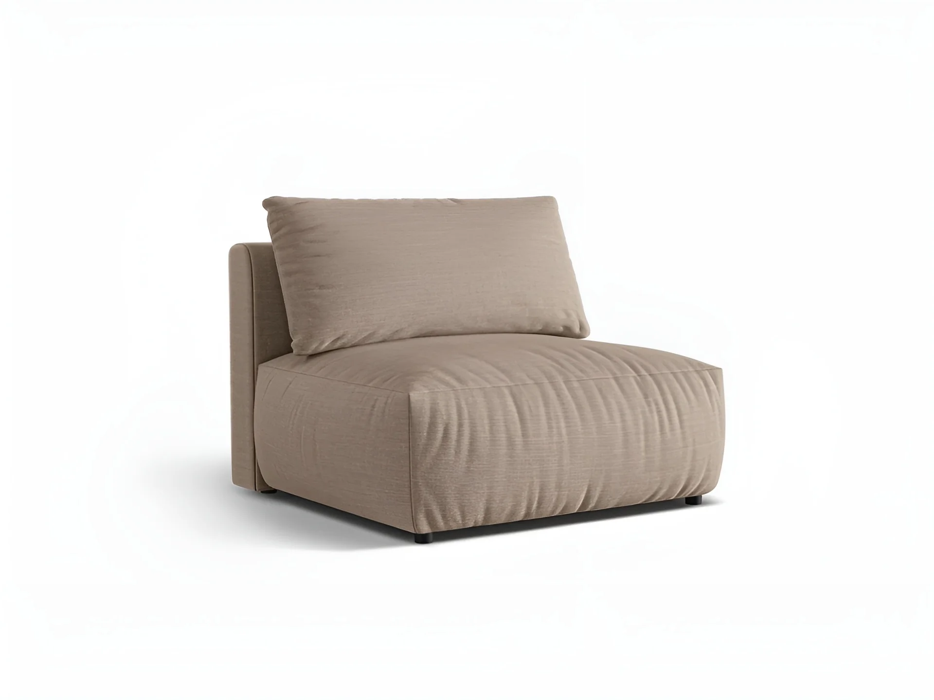 Sofa modułowa CHRIS - szeroki element środkowy piaskowy szenil - Image 5