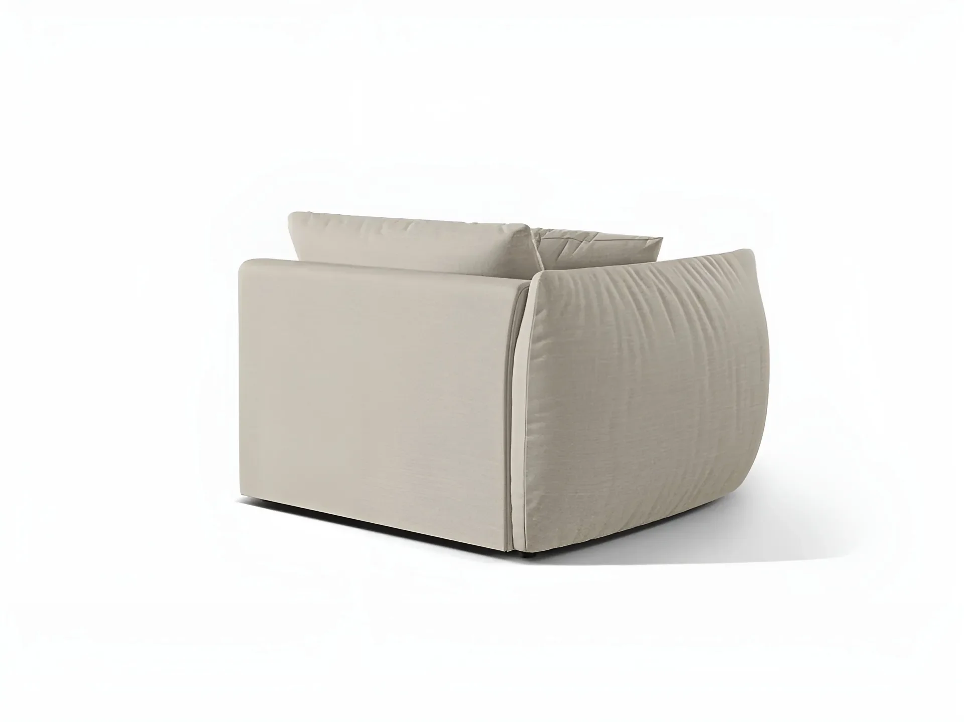 Sofa modułowa CHRIS - element szeroki lewostronny kremowy szenil - Image 3