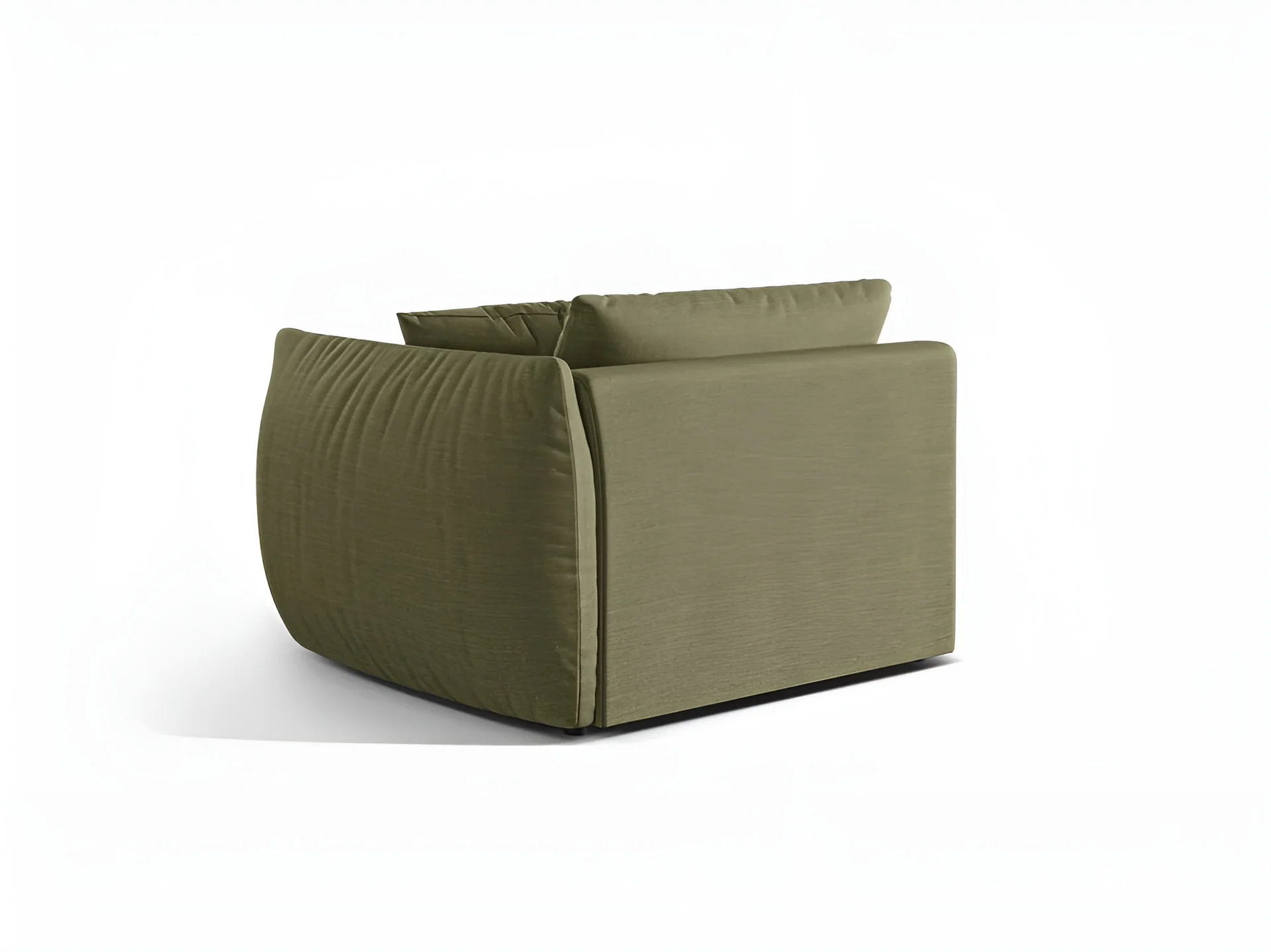 Sofa modułowa CHRIS - element szeroki prawostronny zielony szenil - Image 4