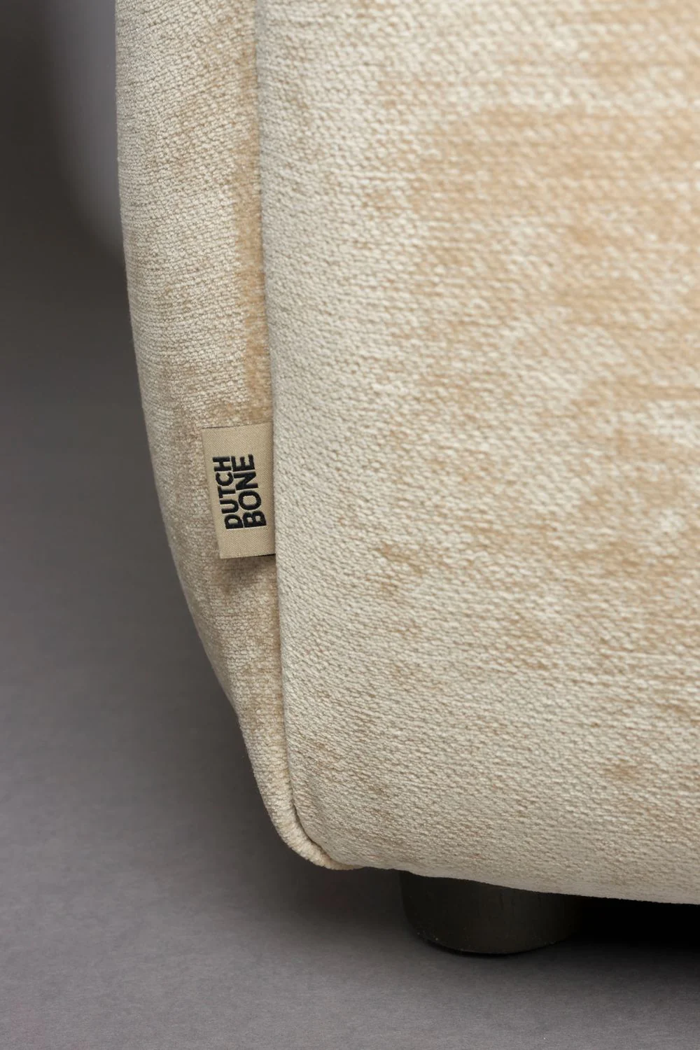Sofa modułowa HACKMAN - element końcowy lewostronny beżowy welur - Image 4