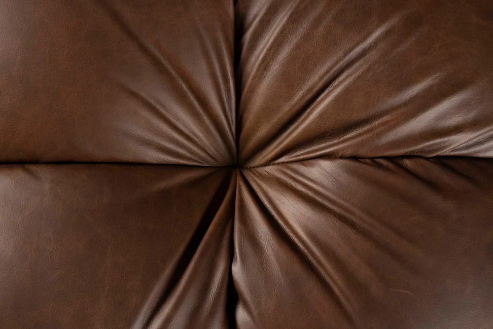Sofa modułowa HACKMAN - element końcowy lewostronny czekoladowa skóra - Image 5