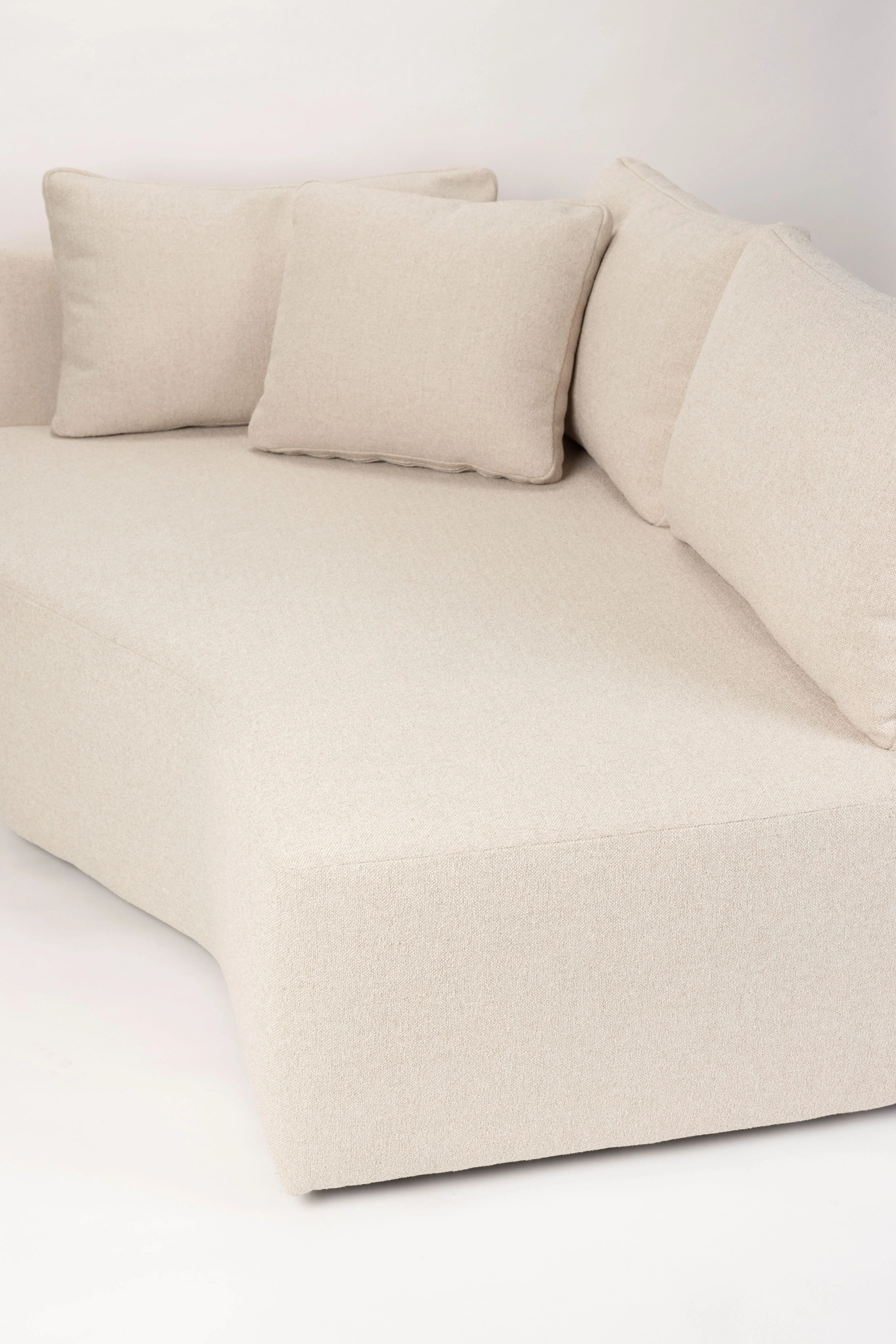 Sofa modułowa PROSPER - szezlong prawostronny piaskowy - Image 5