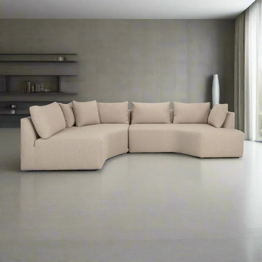 Sofa modułowa PROSPER - element końcowy lewostronny cappuccino - Image 2